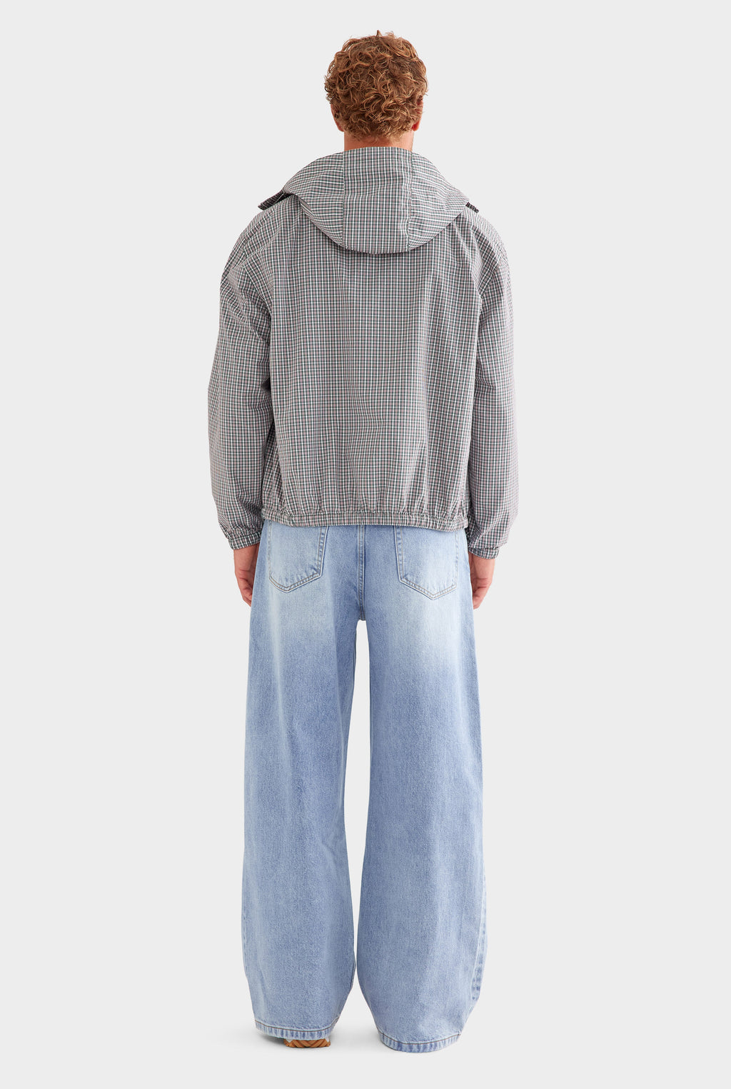 Check Hooded Spray Jacket - Multi Check