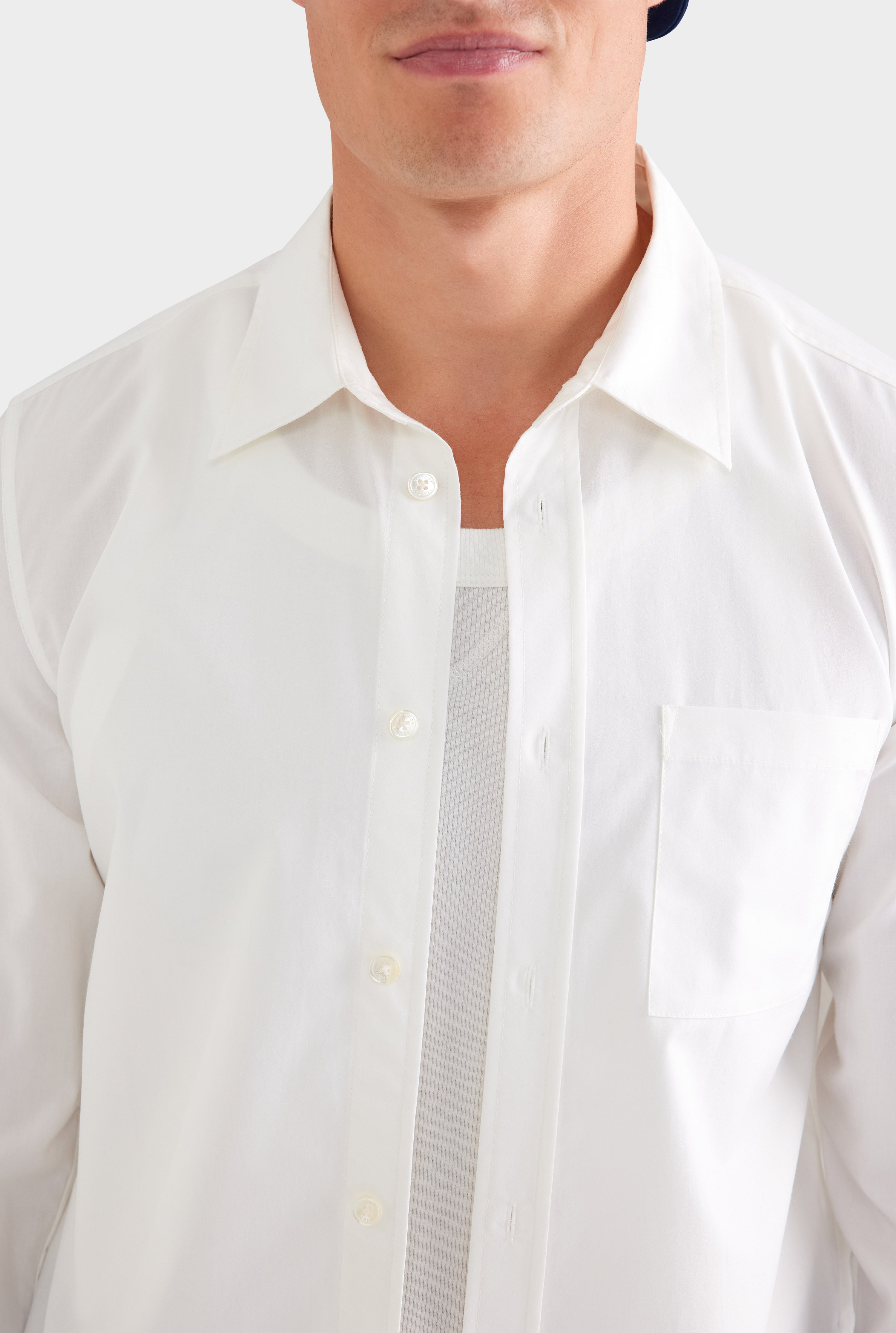 Classic Cotton Shirt - White