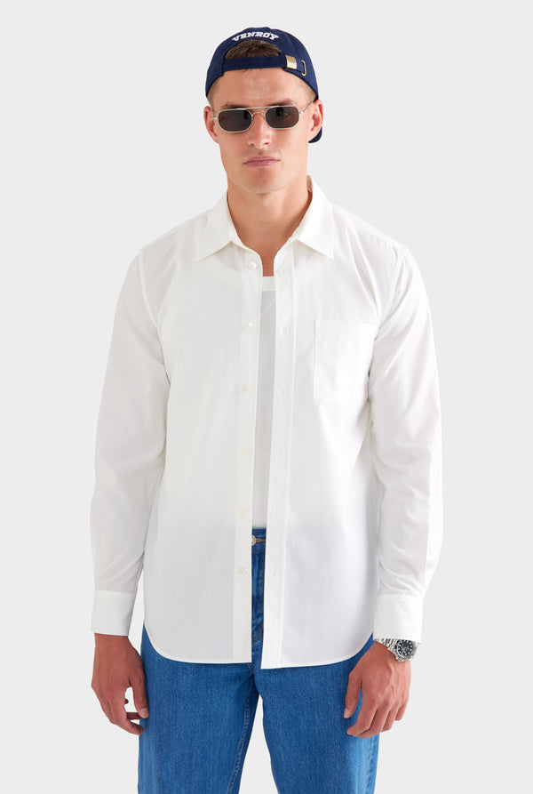 Classic Cotton Shirt - White