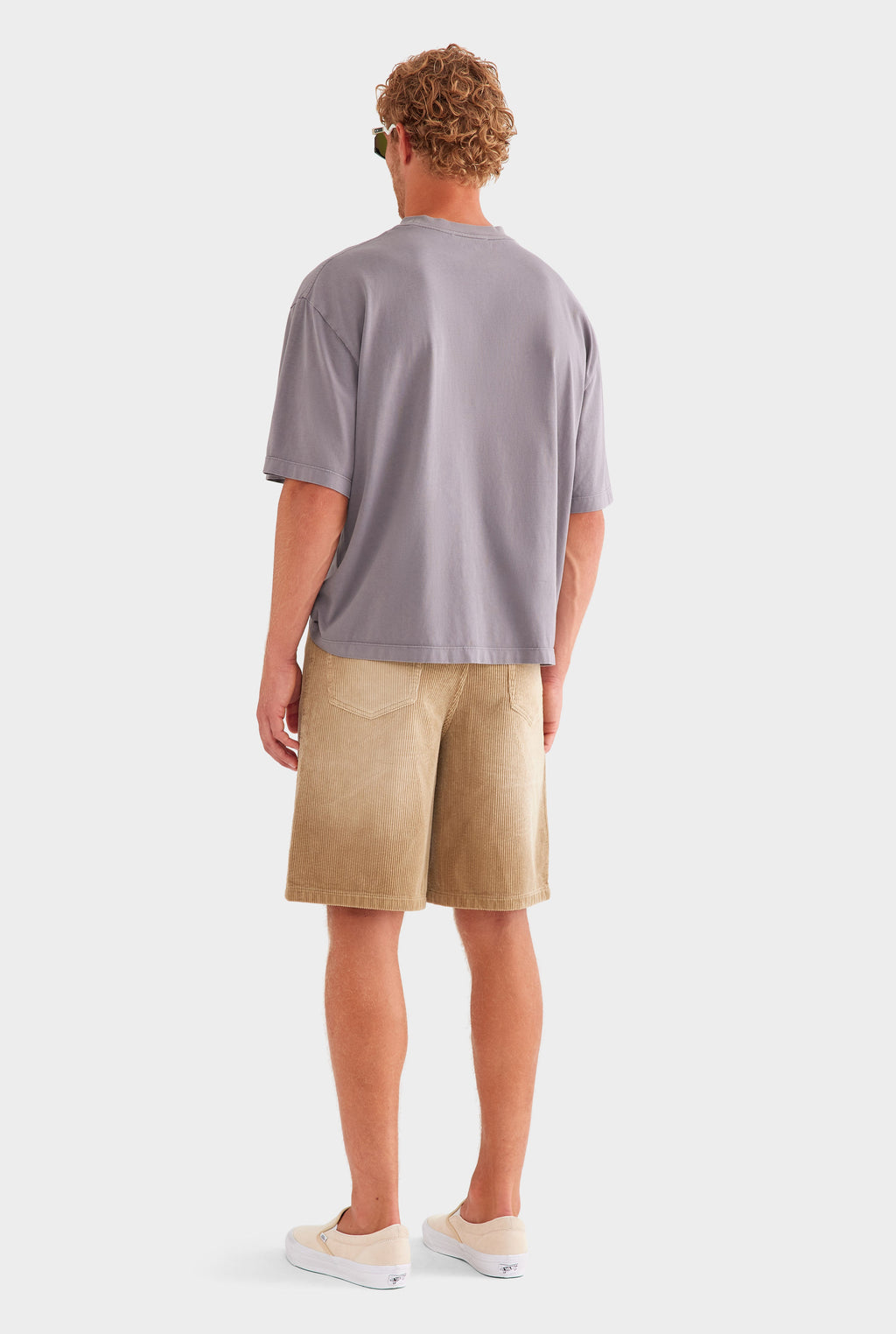 Corduroy Short - Washed Beige