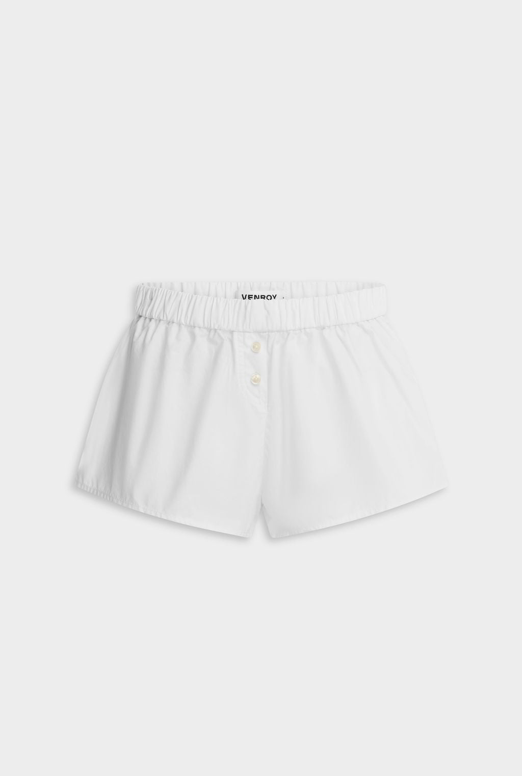 Cotton Poplin Short - White