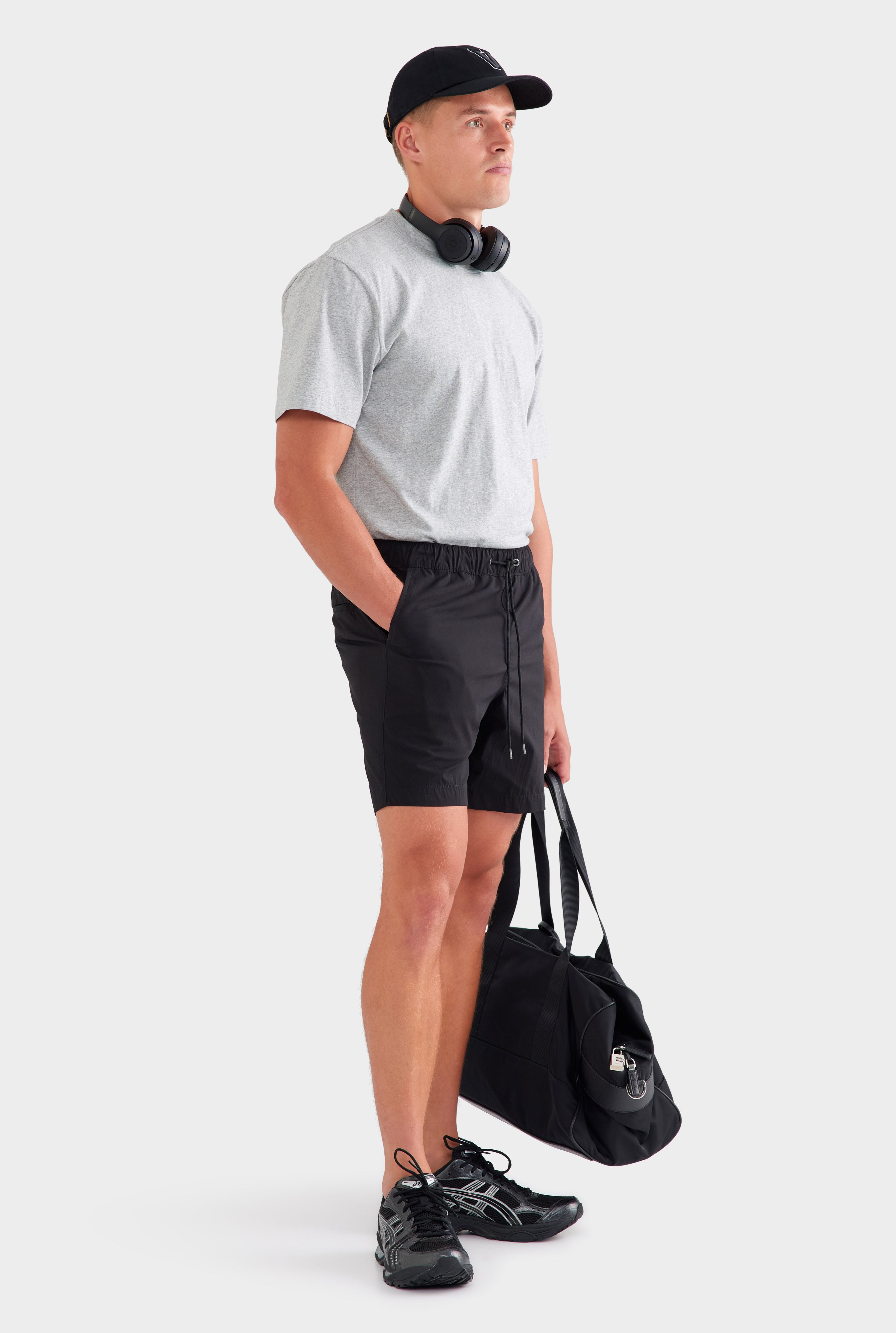 Cotton Stretch Short - Black