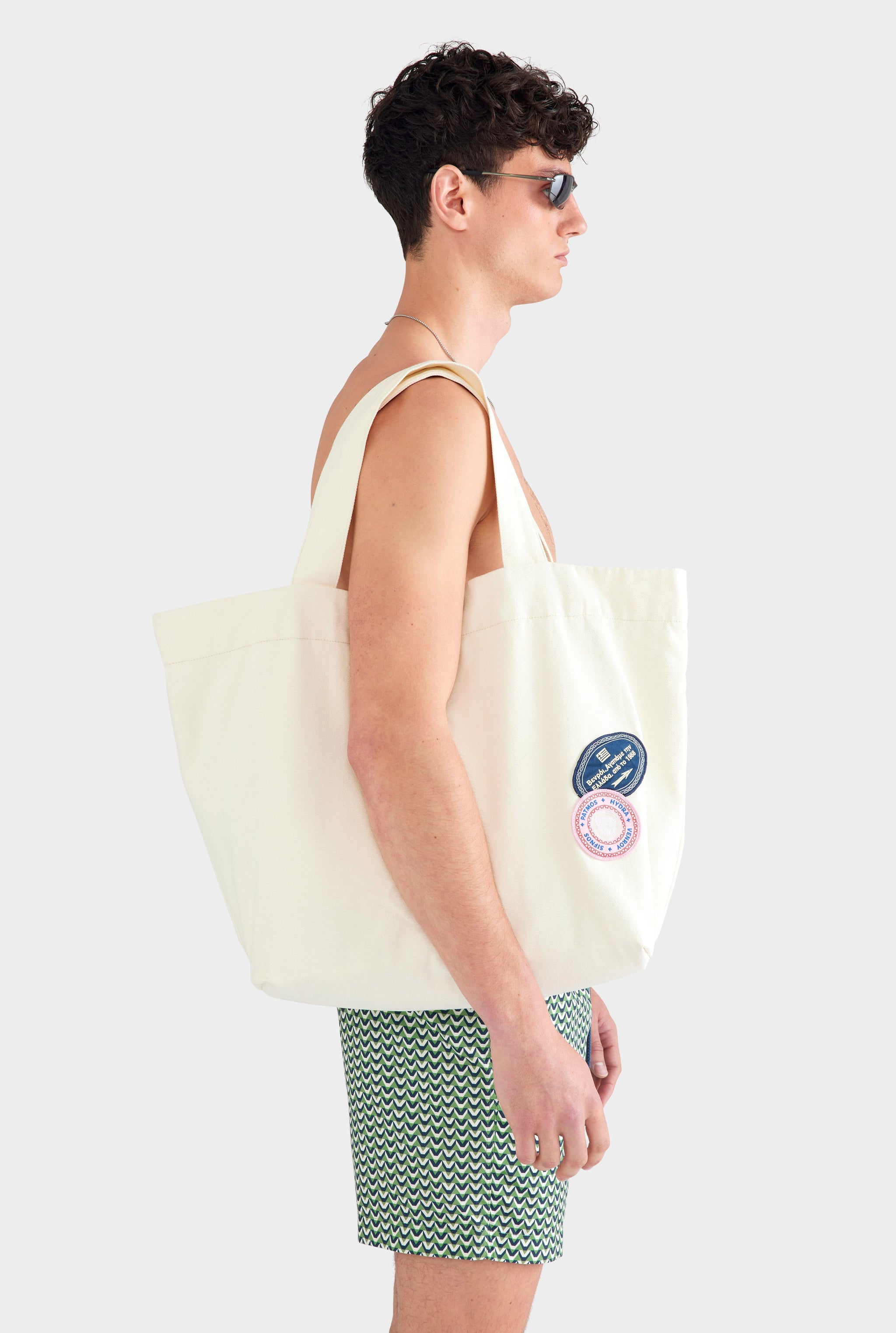 Canvas Traveller Tote - Ecru