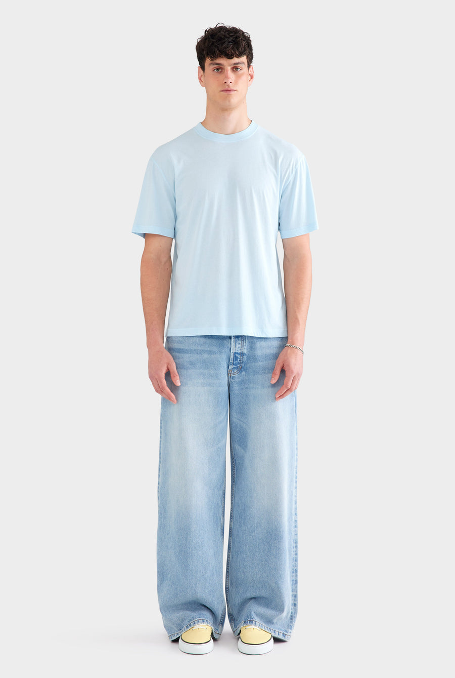 Pigment Dyed Lightweight Standard T Shirt - Light Blue