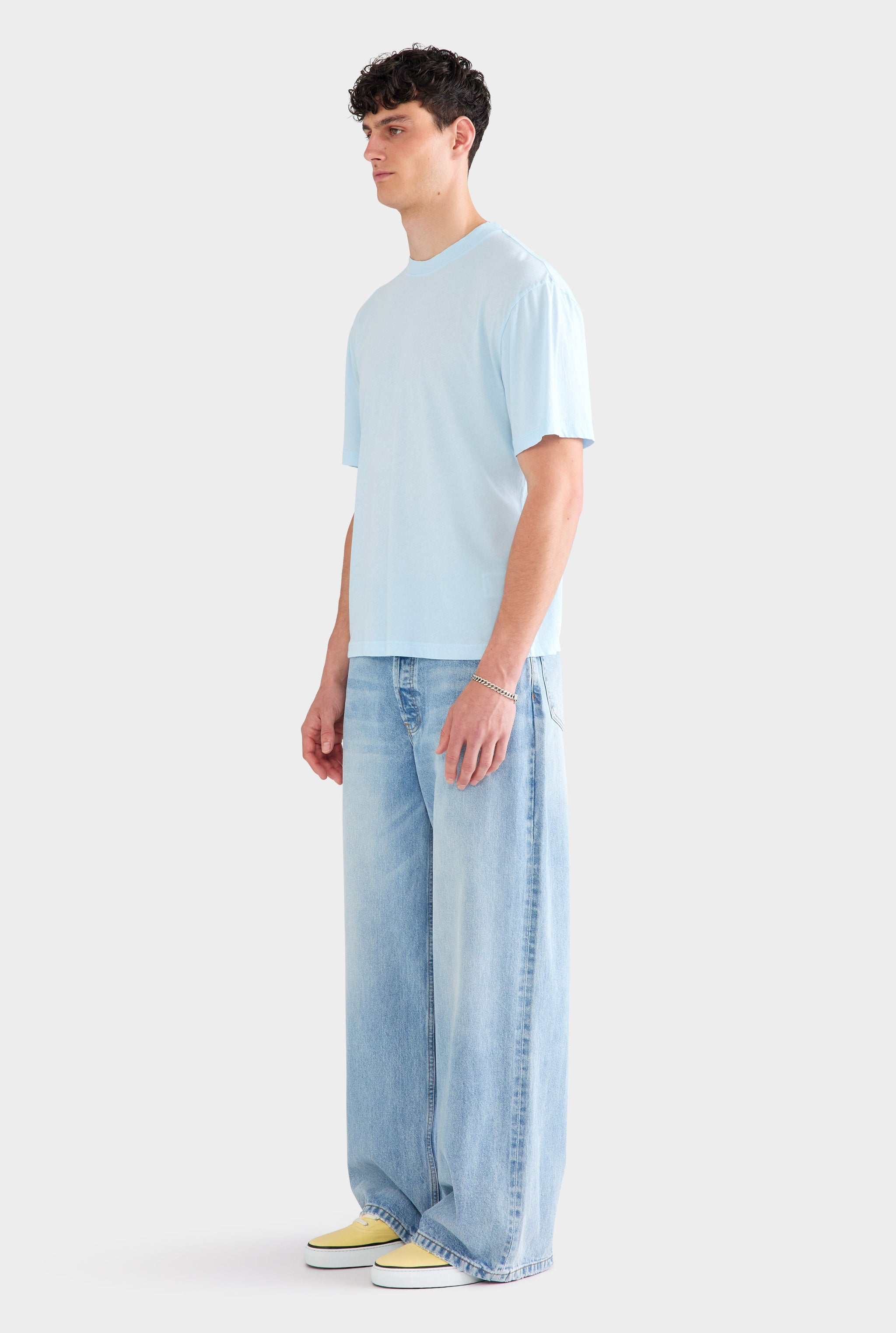 Pigment Dyed Lightweight Standard T Shirt - Light Blue