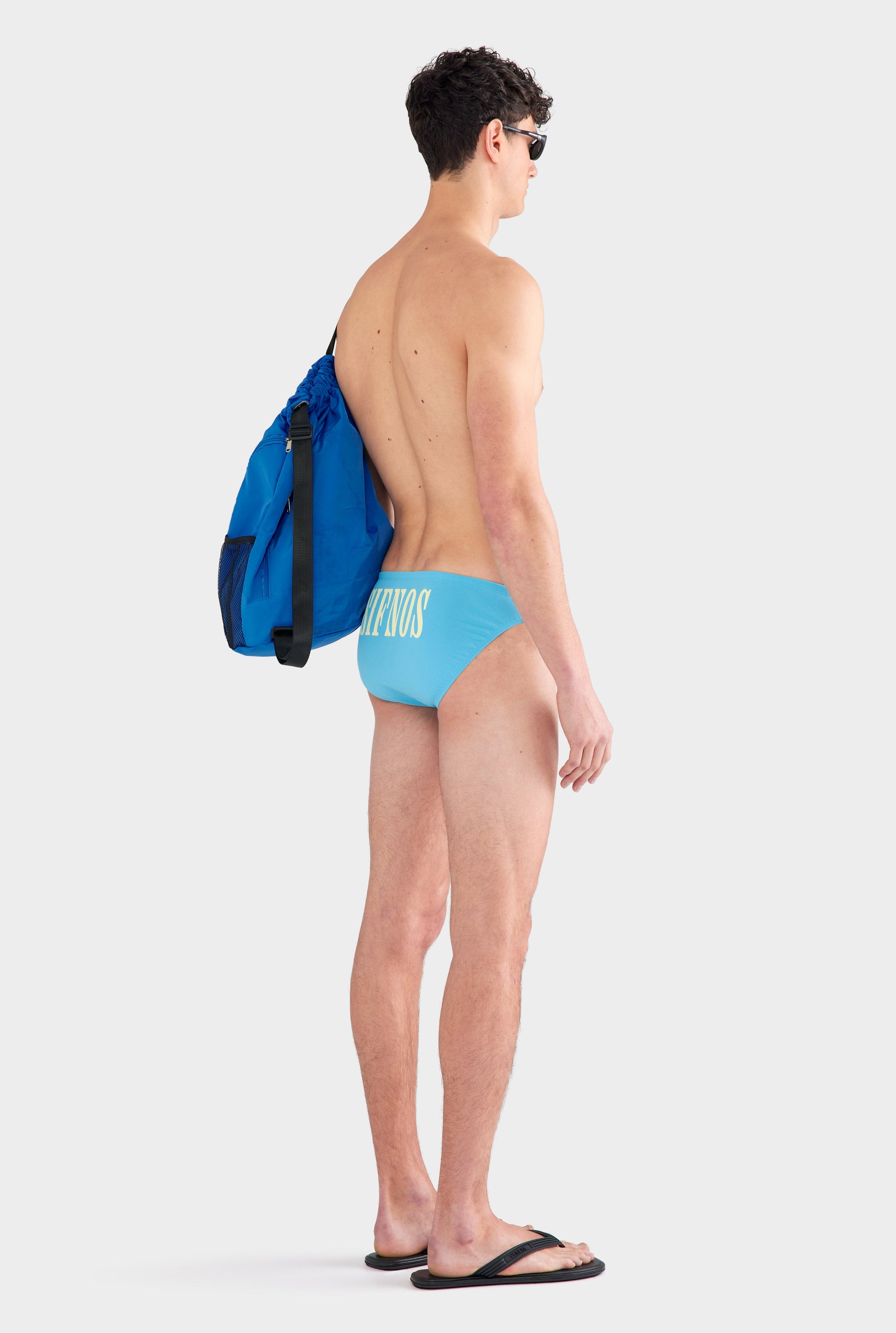 Swim Brief - Sifnos/Aquarius Blue