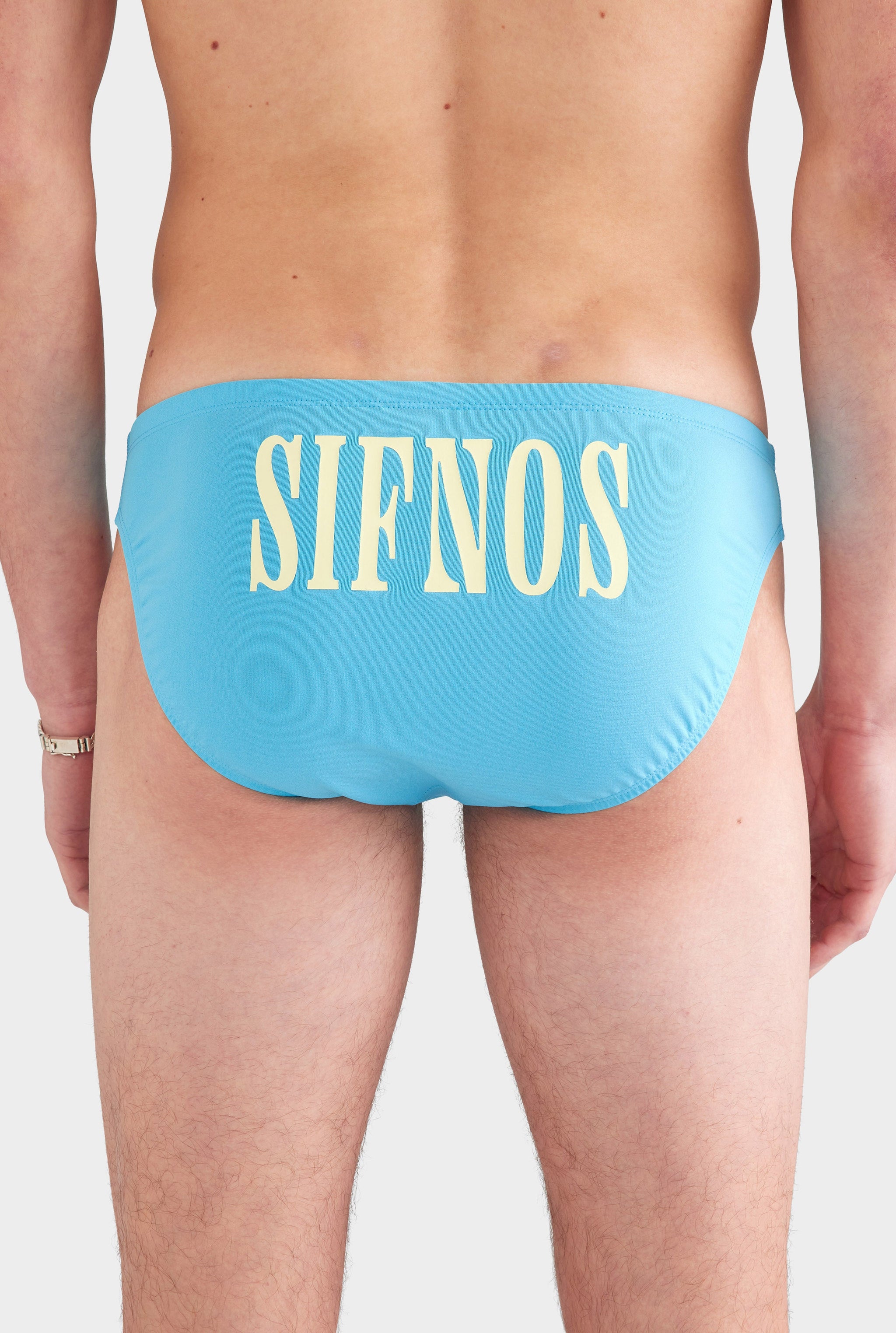 Swim Brief - Sifnos/Aquarius Blue