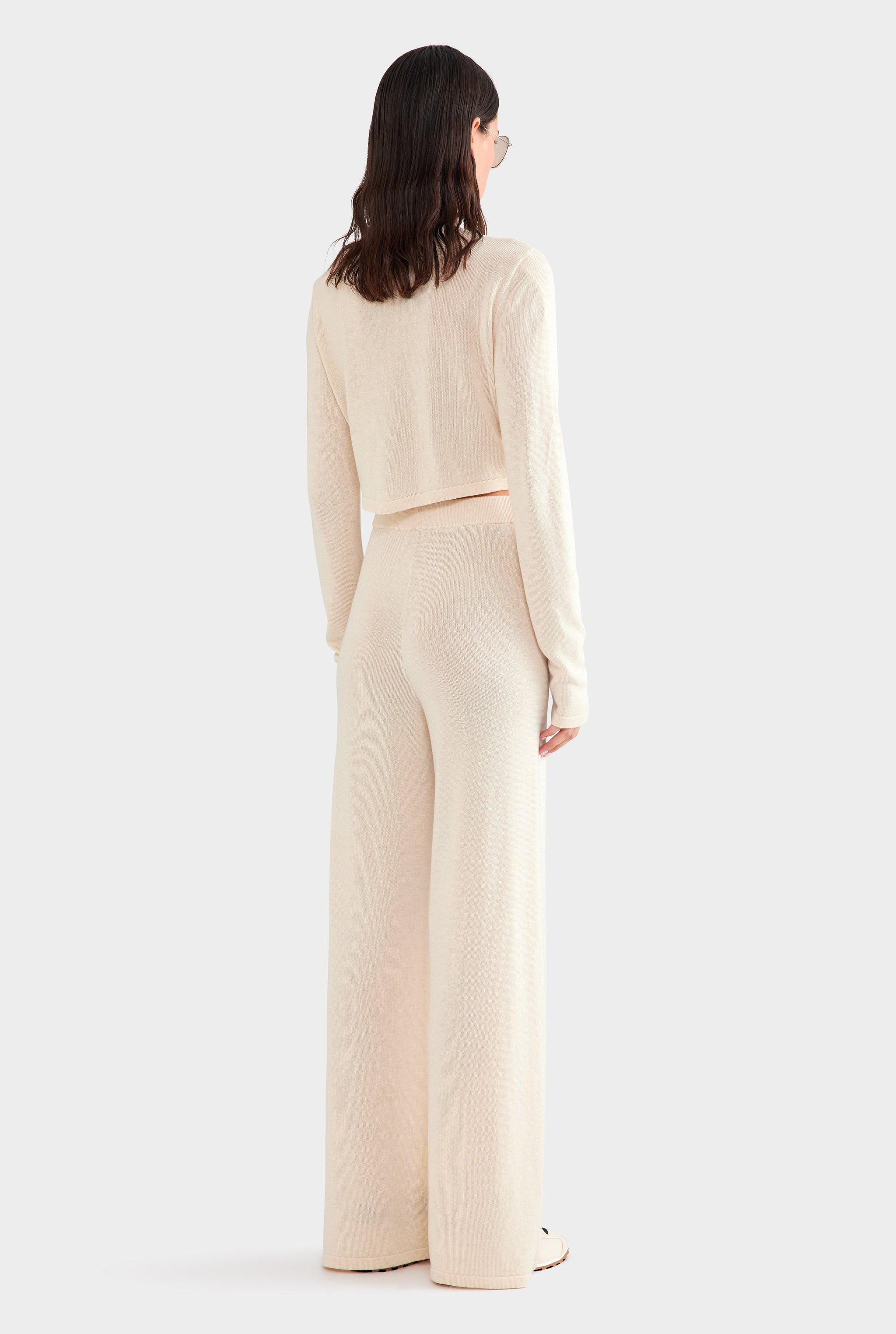 Tencel Silk Knit Pant - Sand