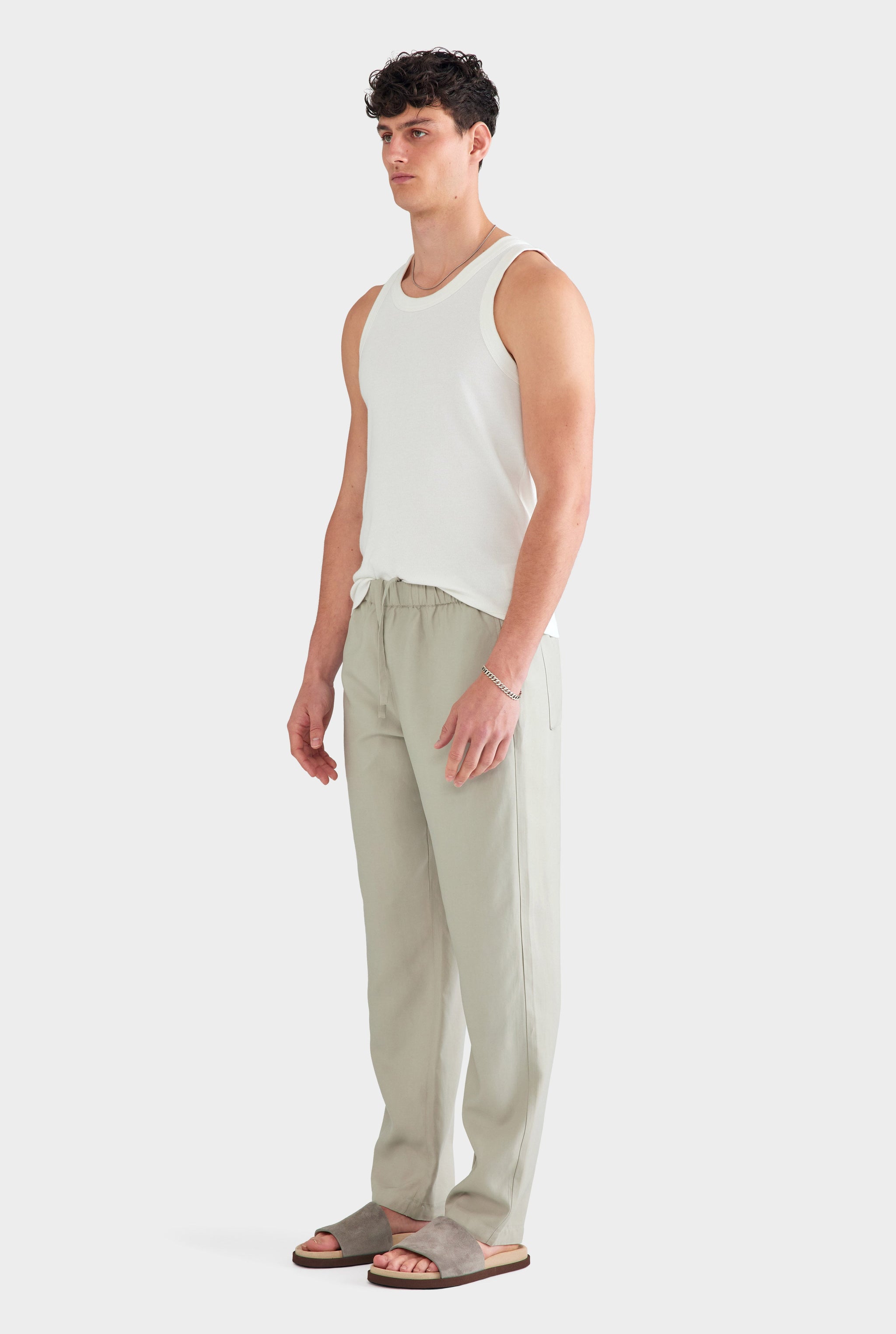 Tencel Lounge Chino - Fog