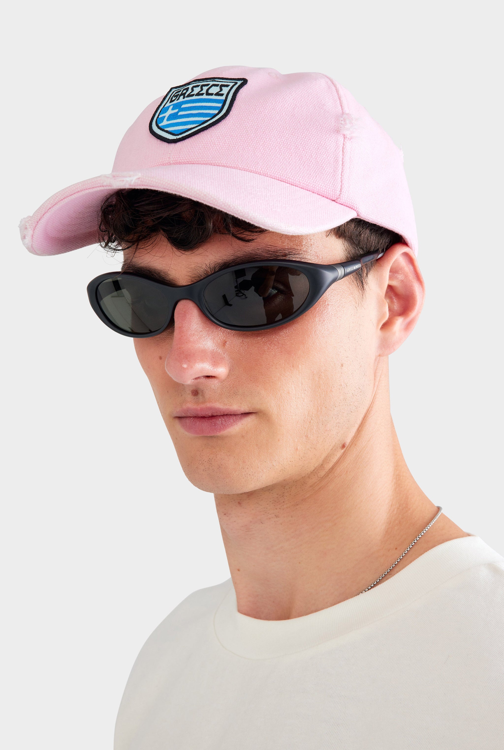 Greece Washed Canvas Cap - Washed Pink