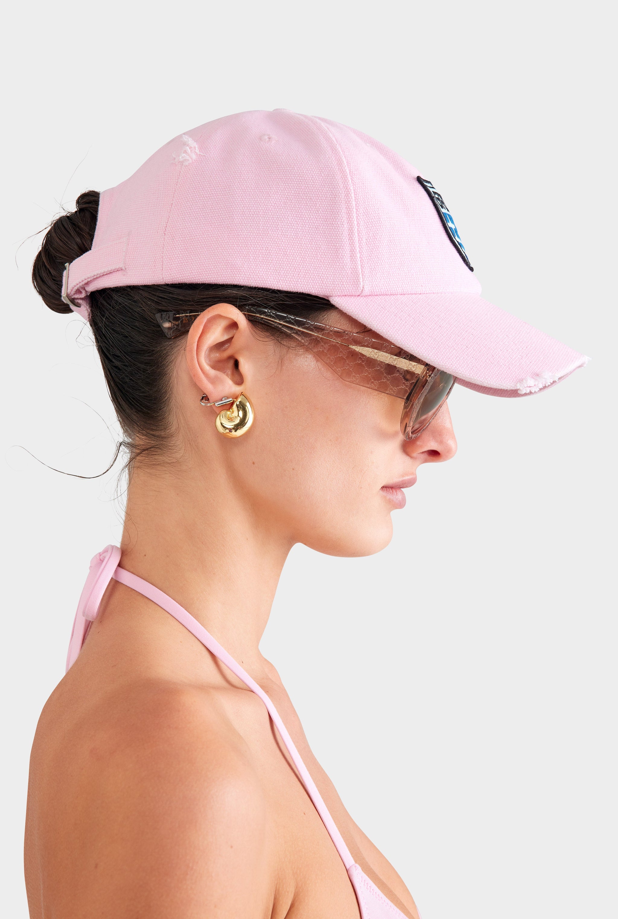 Greece Washed Canvas Cap - Washed Pink