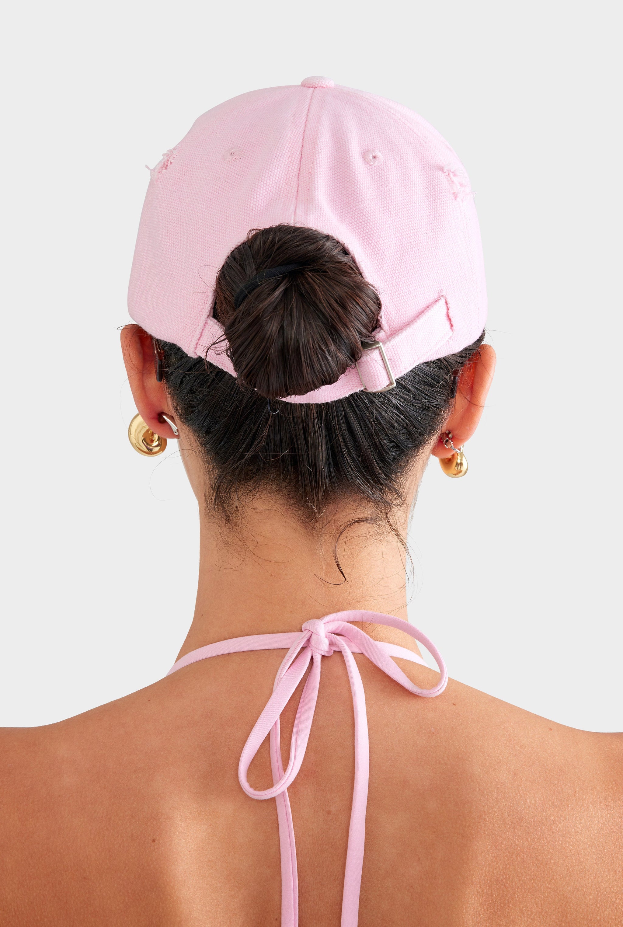 Greece Washed Canvas Cap - Washed Pink
