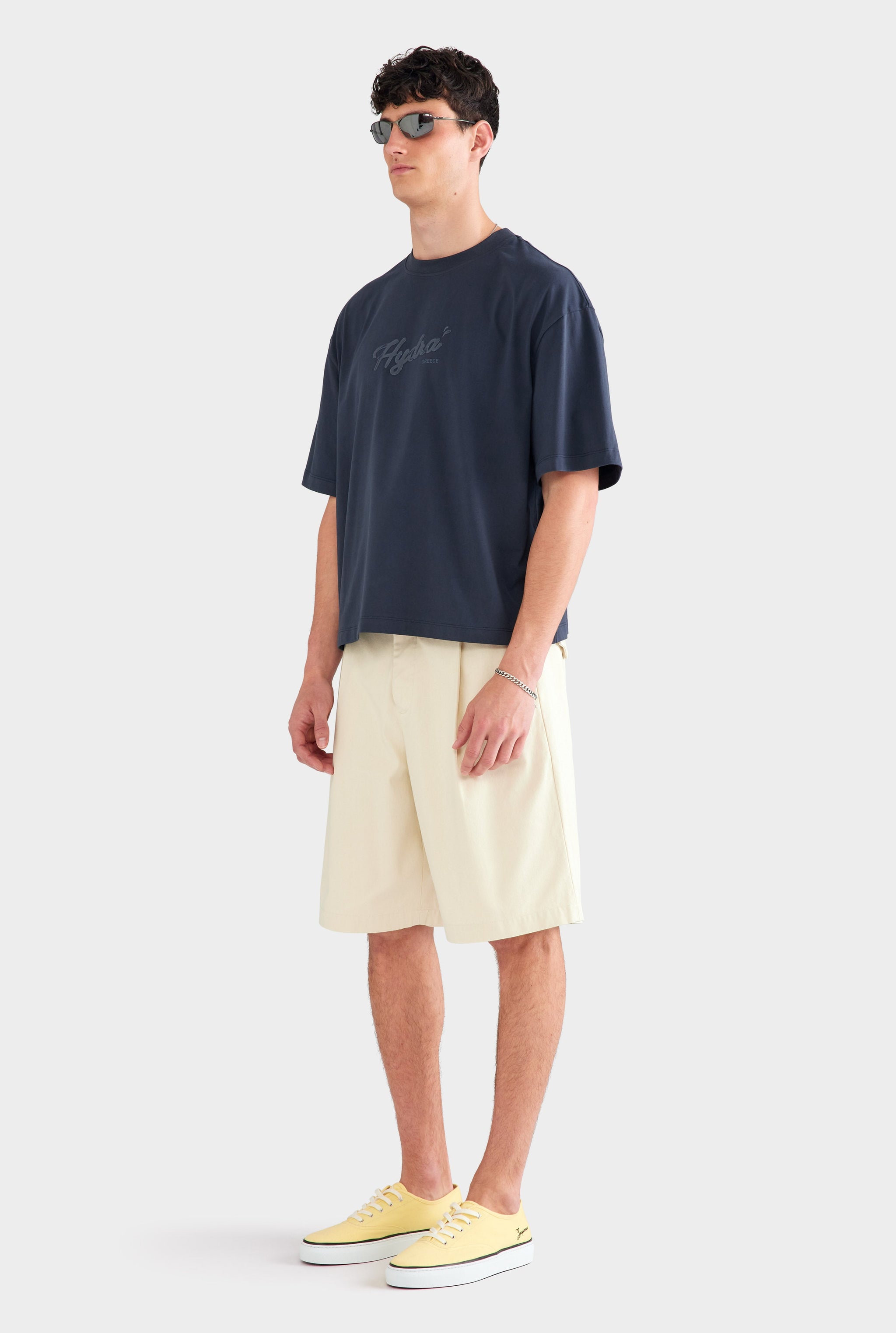 Supersized T Shirt - Navy/Hydra