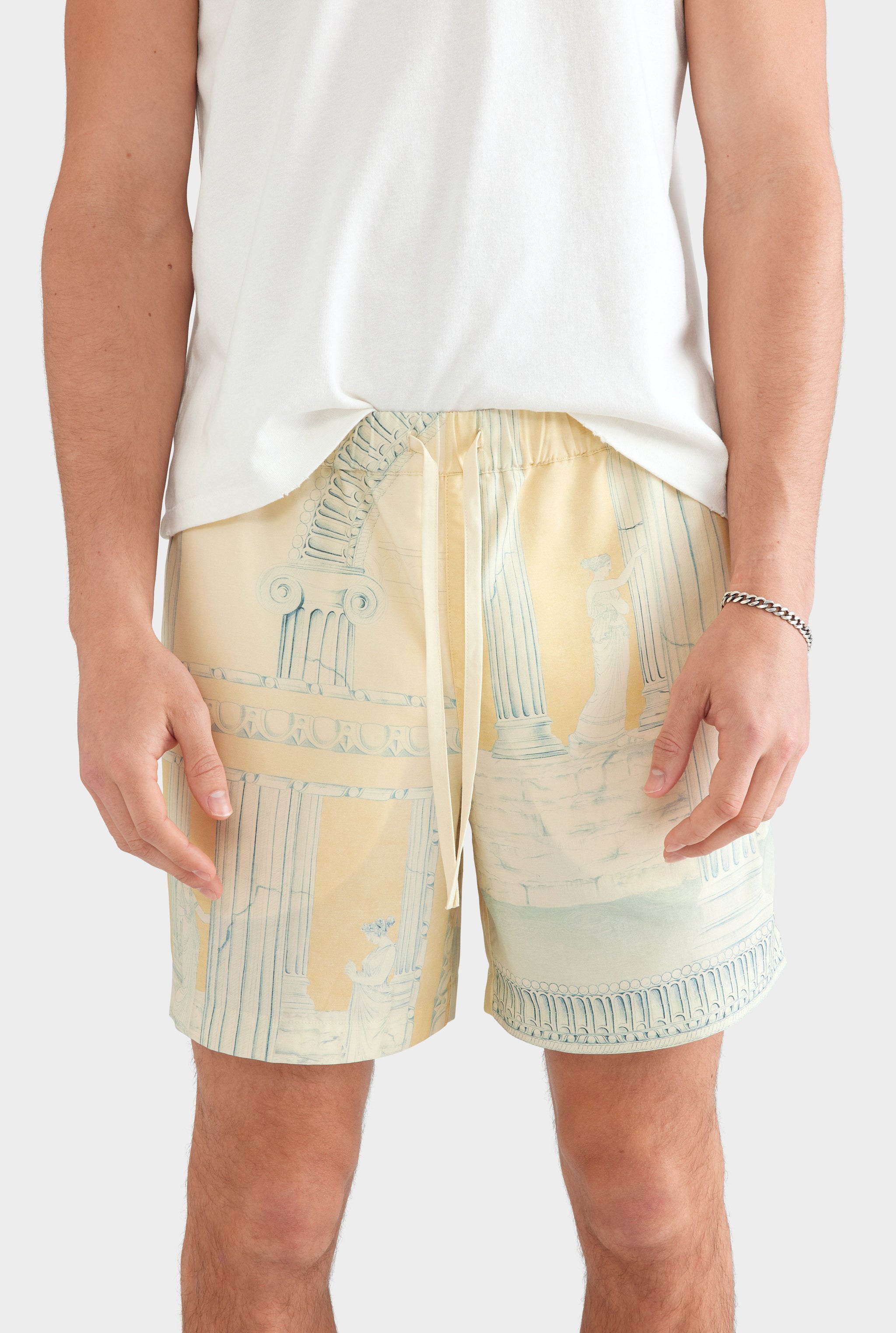 Relaxed Tencel Short - Ancient Greek Orange Sunset