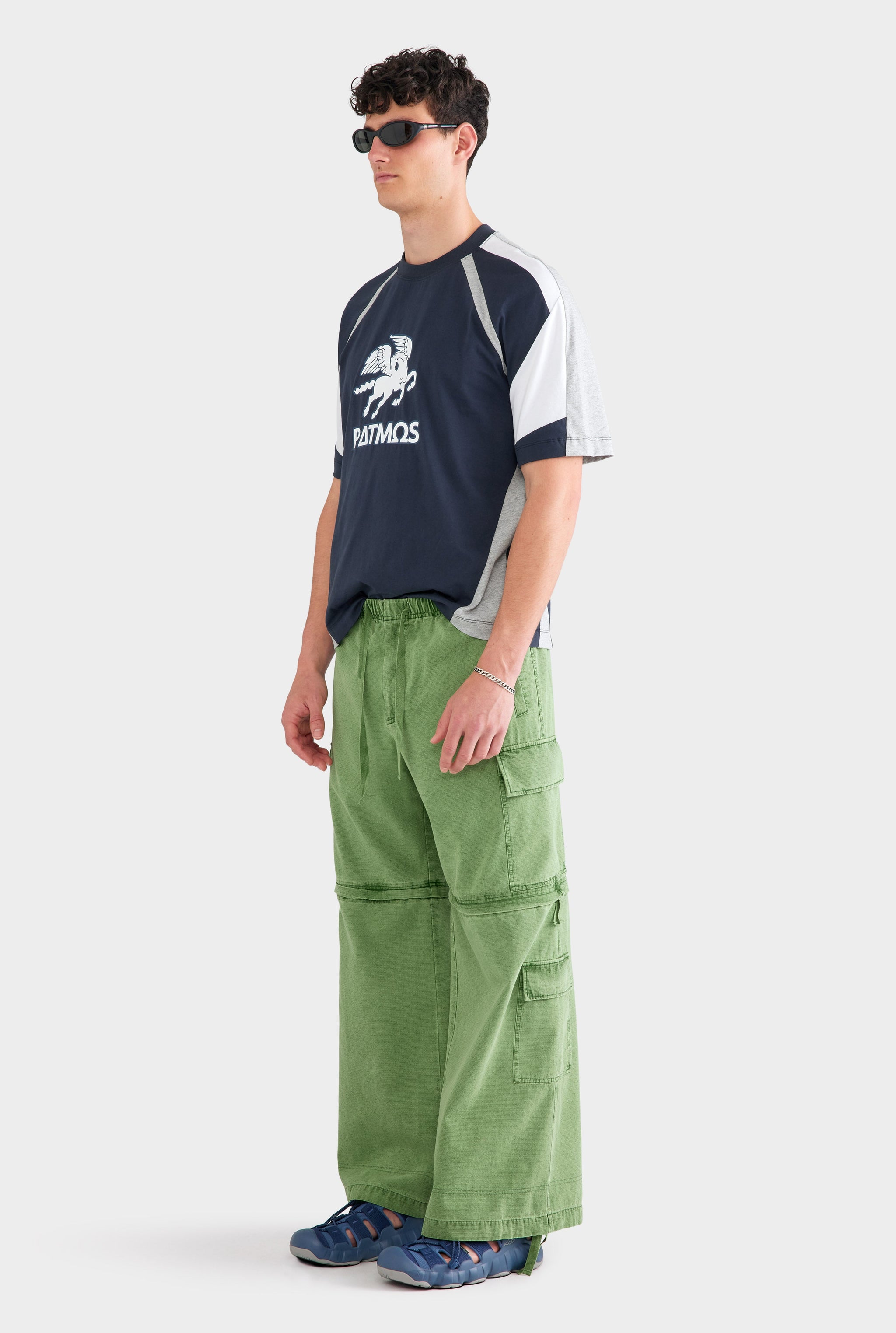 Pigment Dyed Ripstop Zip Off Pant - Washed Ivy Green