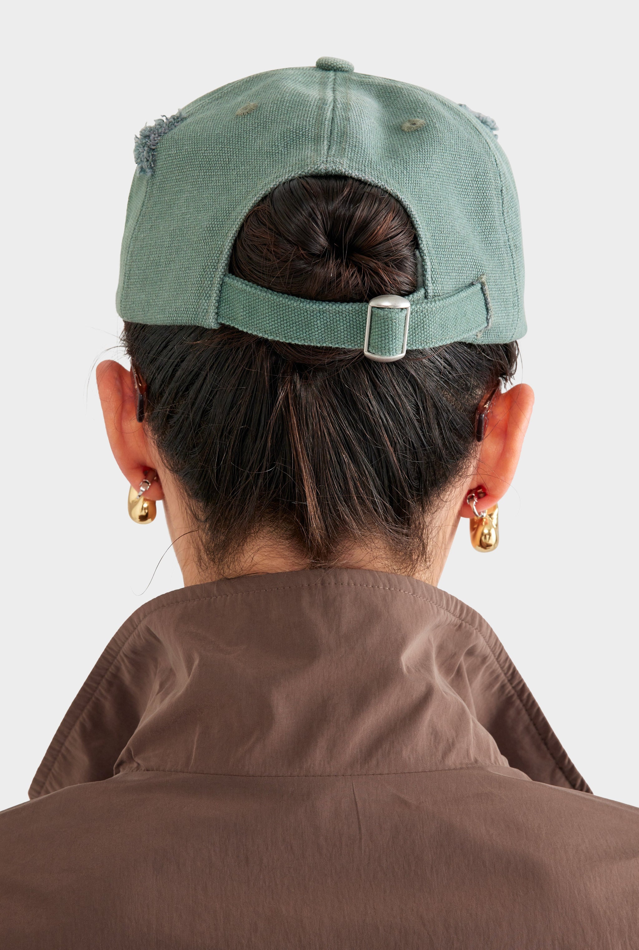 Street Sign Washed Canvas Cap - Washed Sage