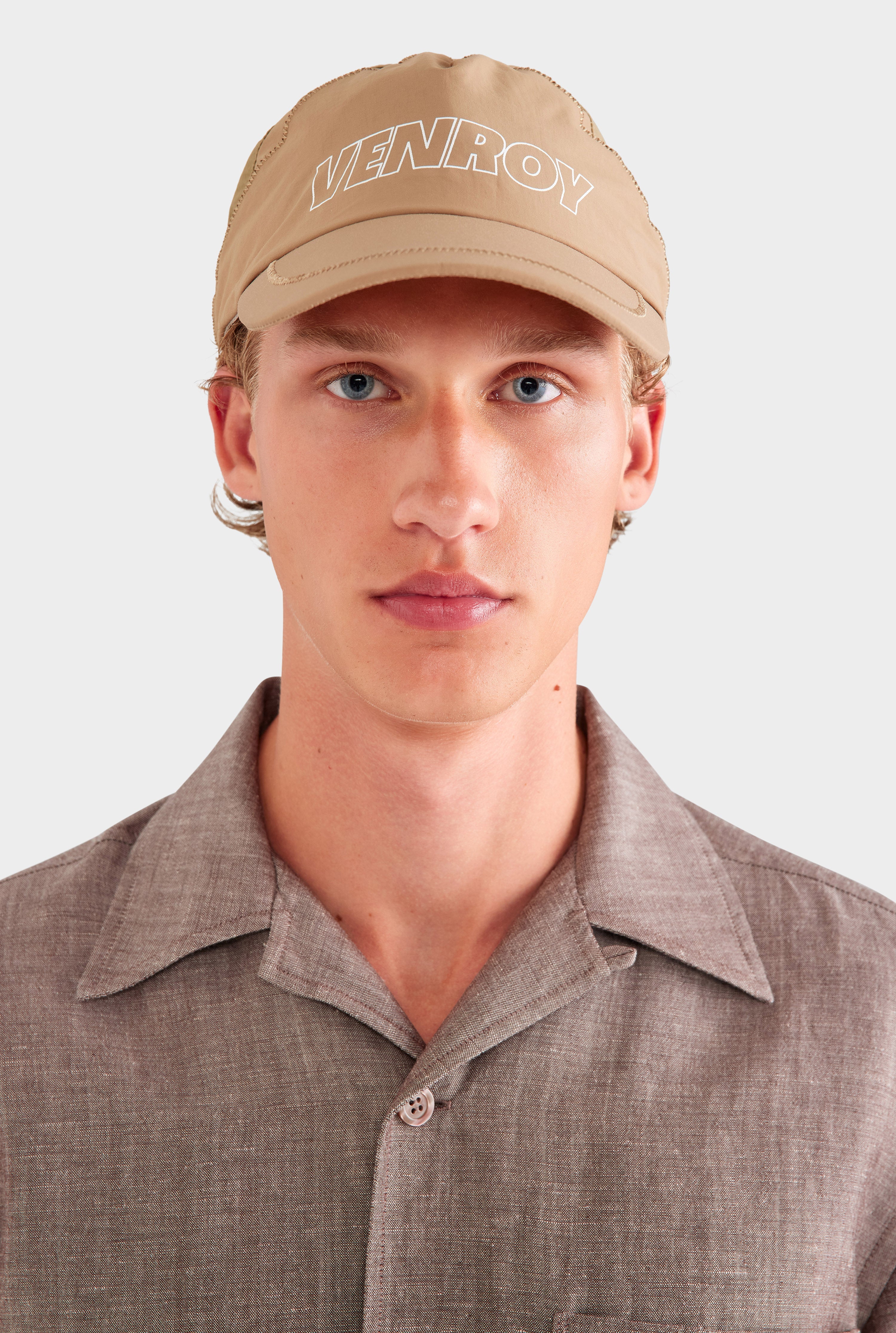 Venroy Nylon Cap - Desert Sand