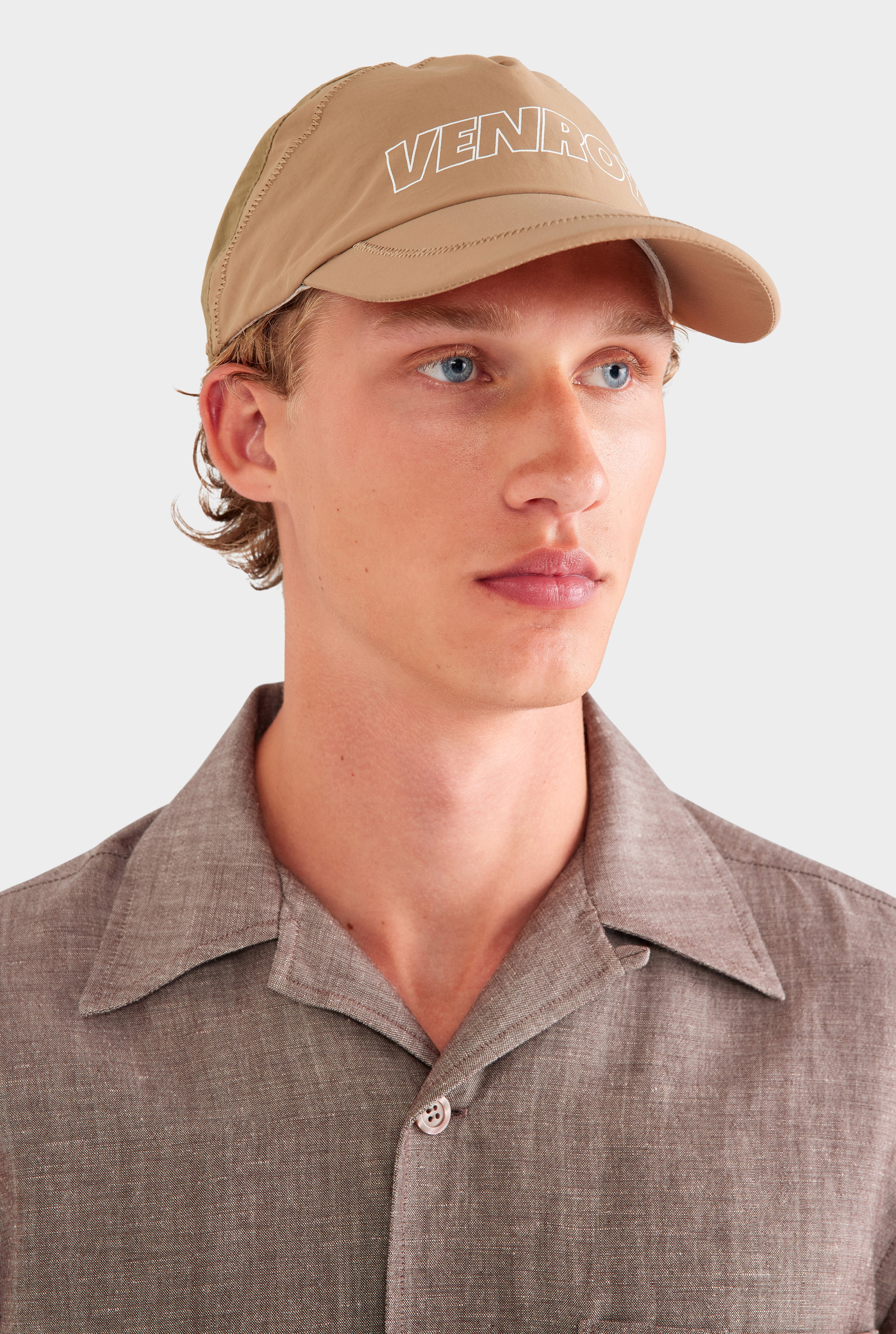 Venroy Nylon Cap - Desert Sand