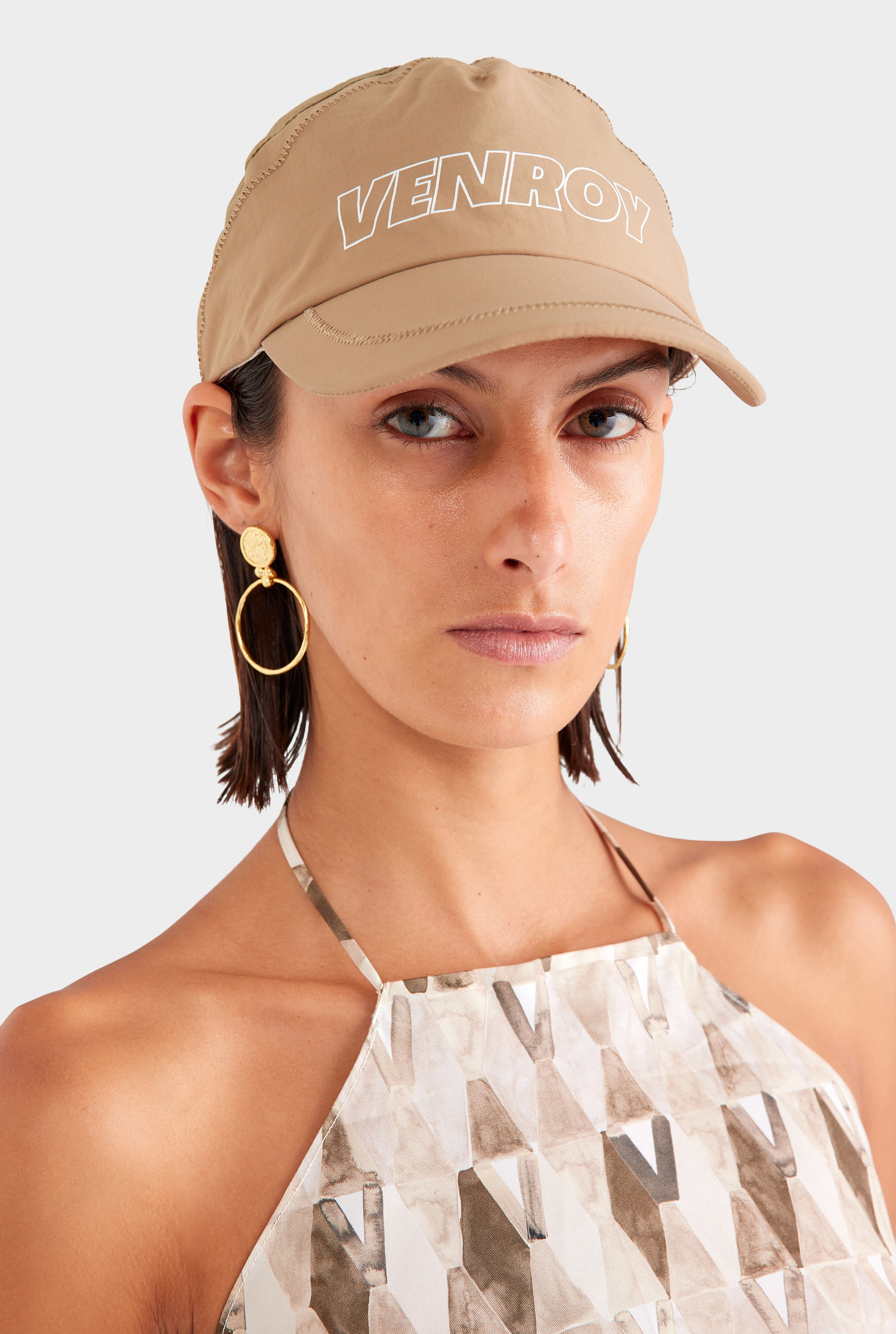 Venroy Nylon Cap - Desert Sand