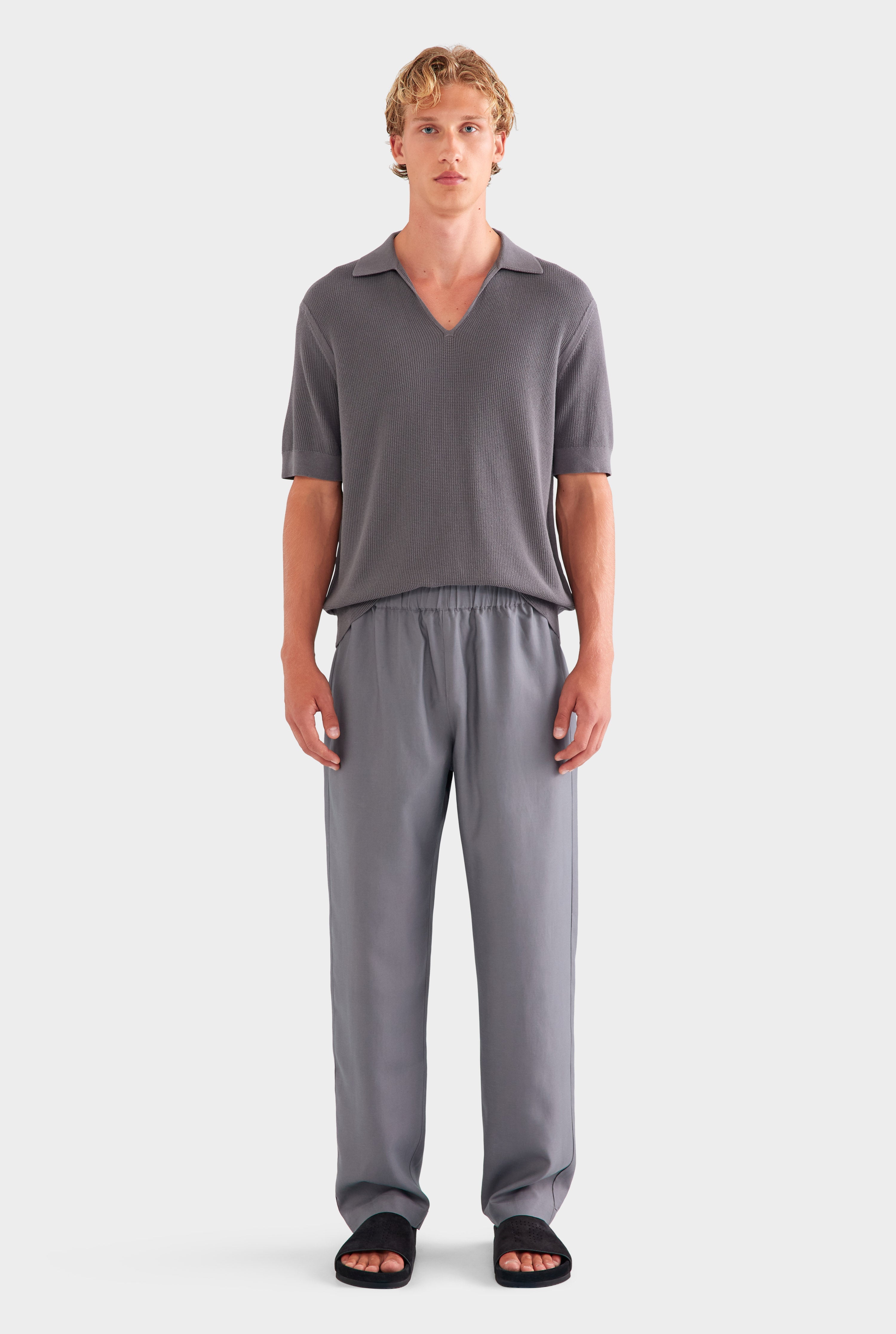 Tencel Lounge Pant - Granite Grey