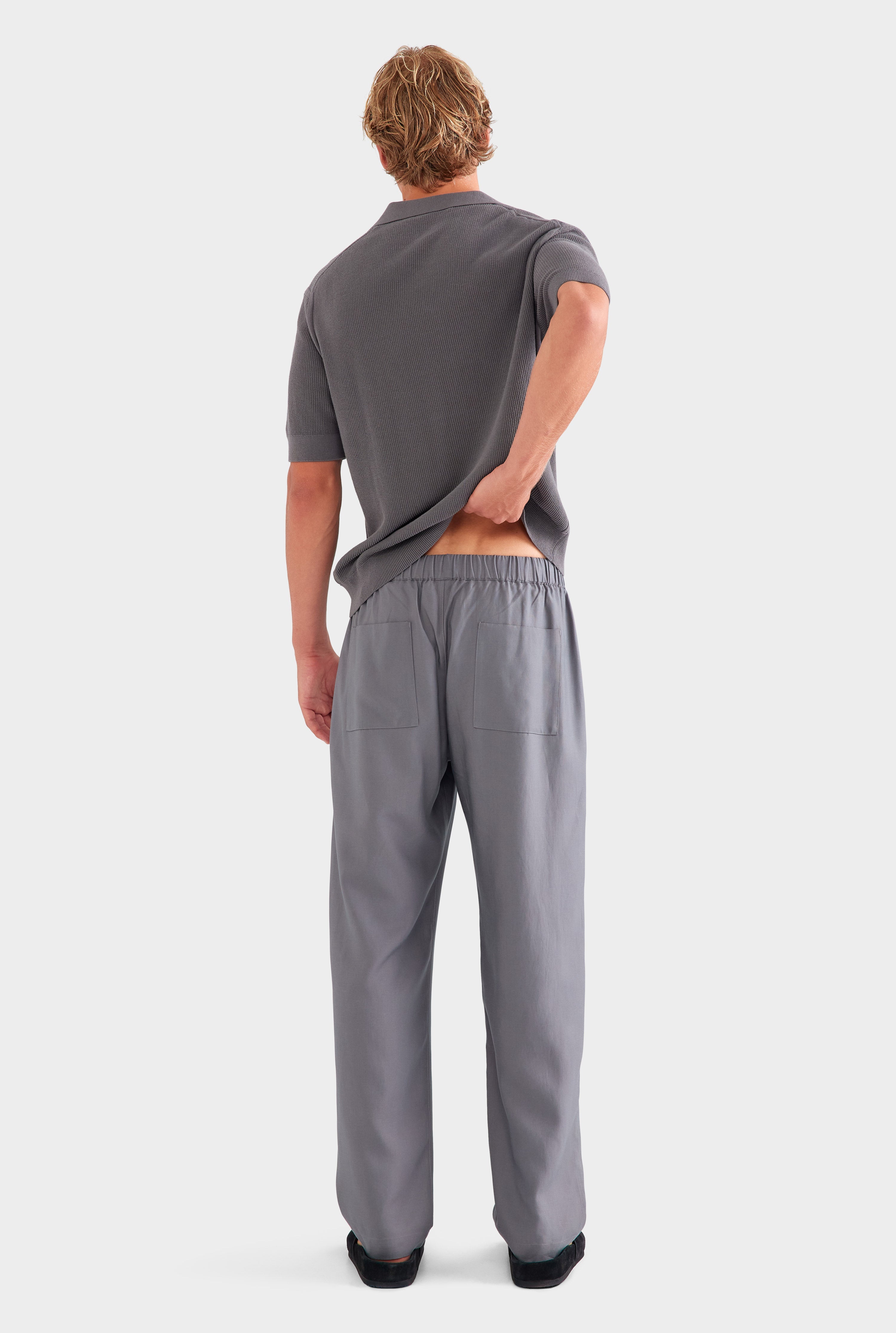 Tencel Lounge Pant - Granite Grey
