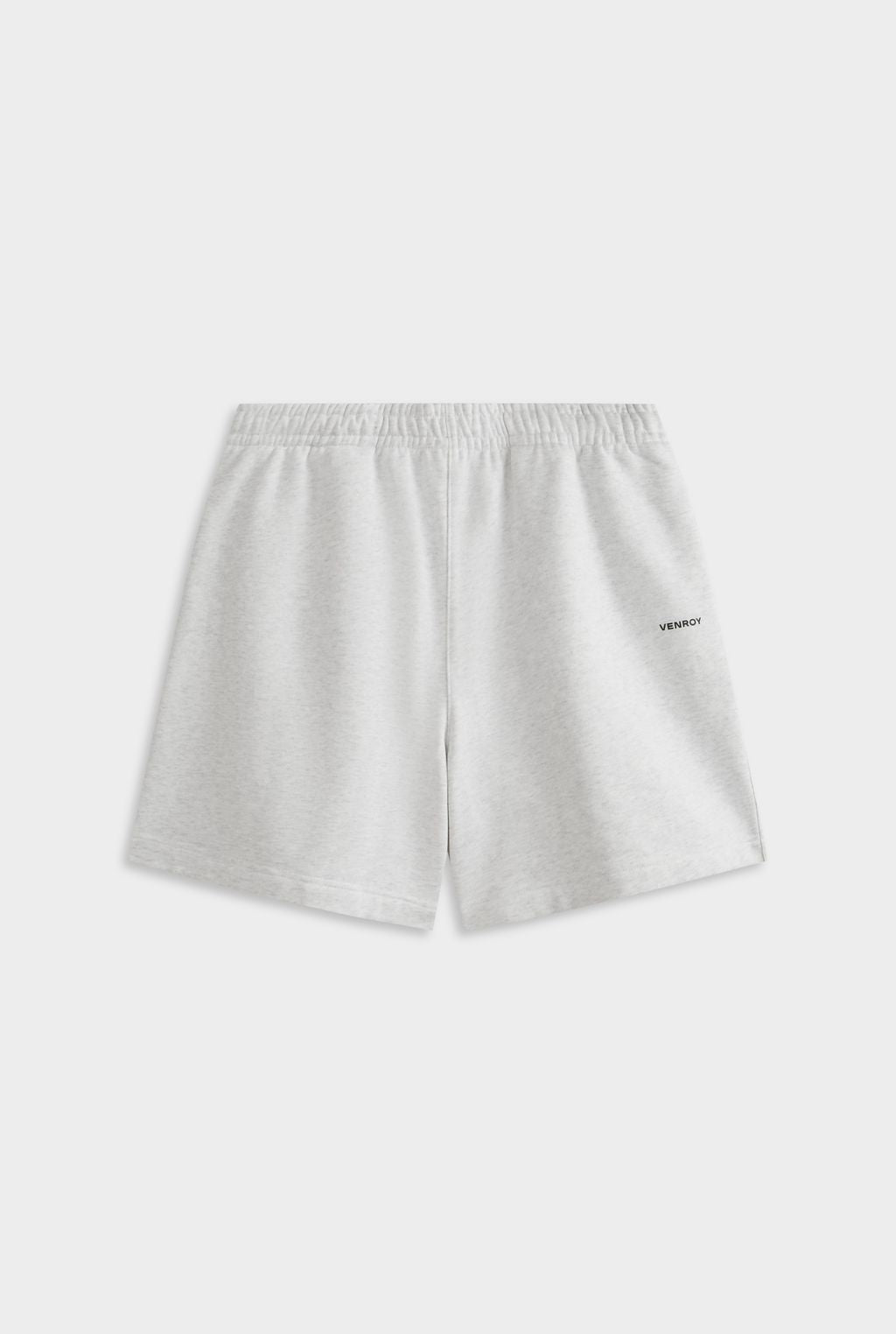 Fleece Track Short - Light Grey Marl