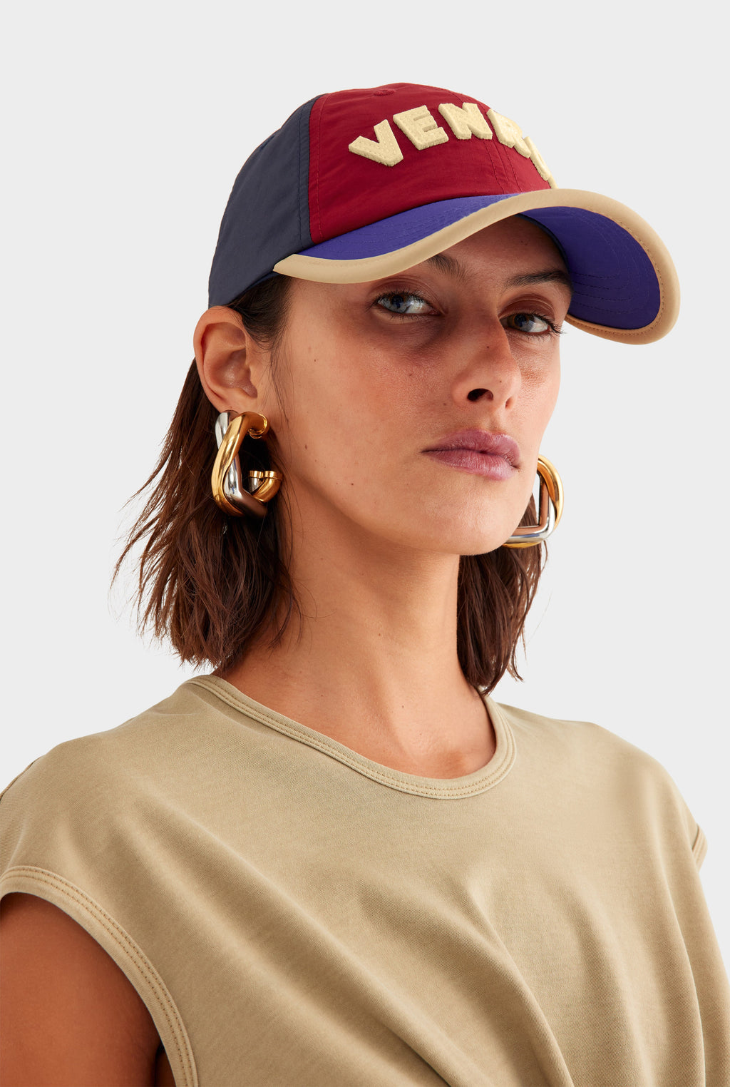 Gold Coast Colour Block Cap - Multi