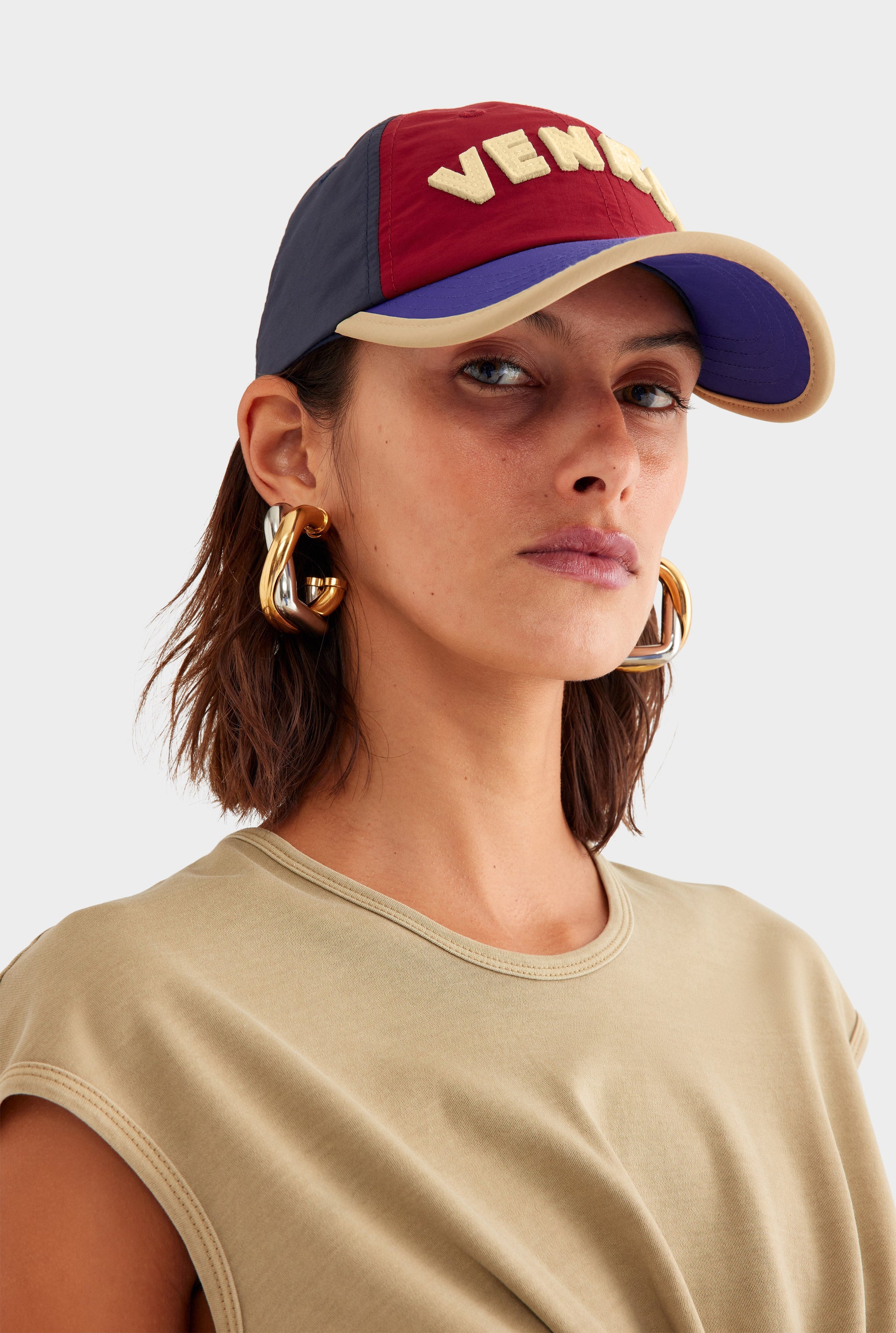 Gold Coast Colour Block Cap - Multi