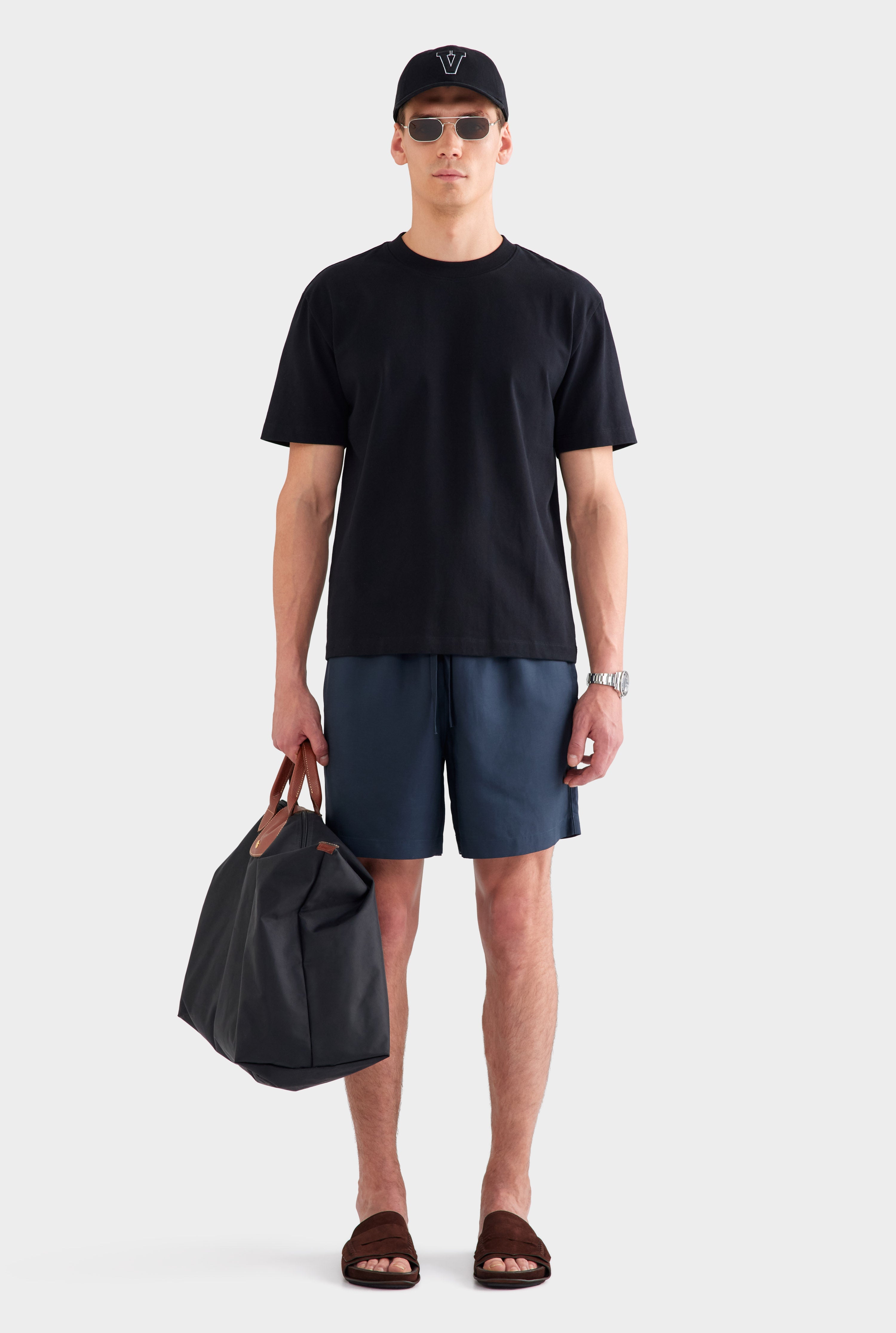 Heavy Weight Standard Cotton T Shirt - Black