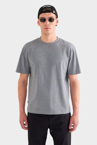Heavy Weight Standard Cotton T Shirt - Dark Grey Marl