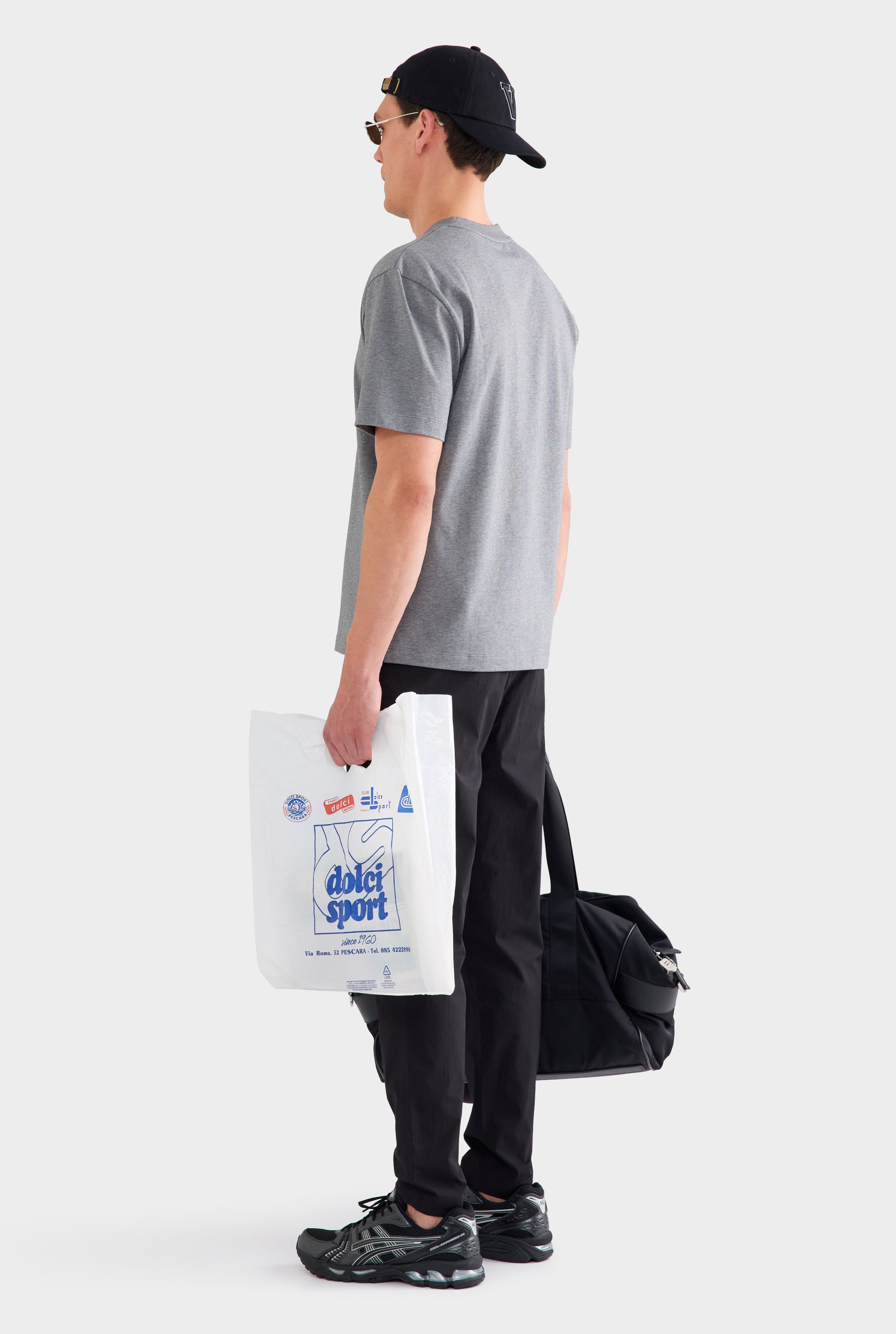 Heavy Weight Standard Cotton T Shirt - Dark Grey Marl