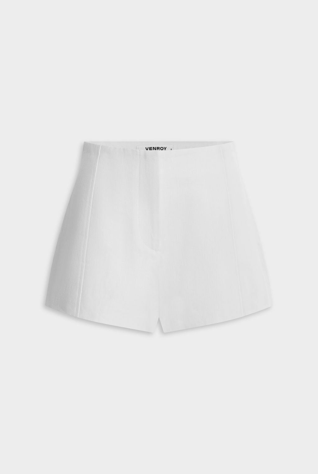 Tailored Linen Short - White