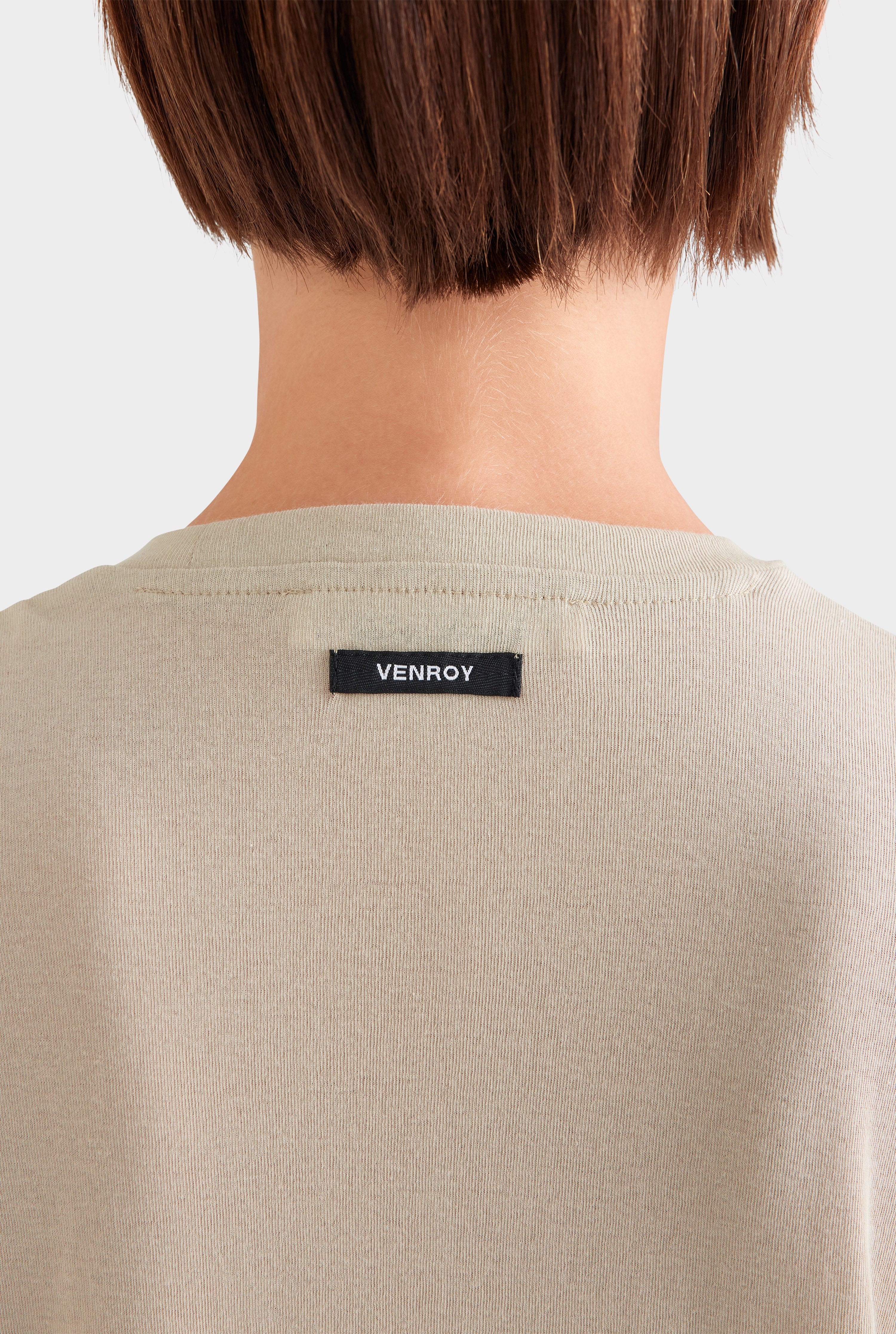 Lightweight Cotton Tee - Stone