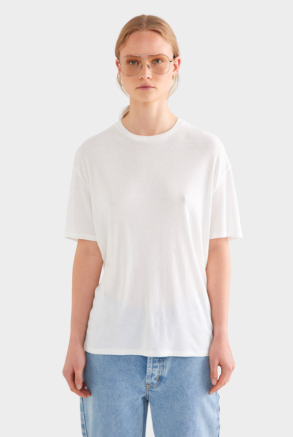 Lightweight Cotton Tee - White