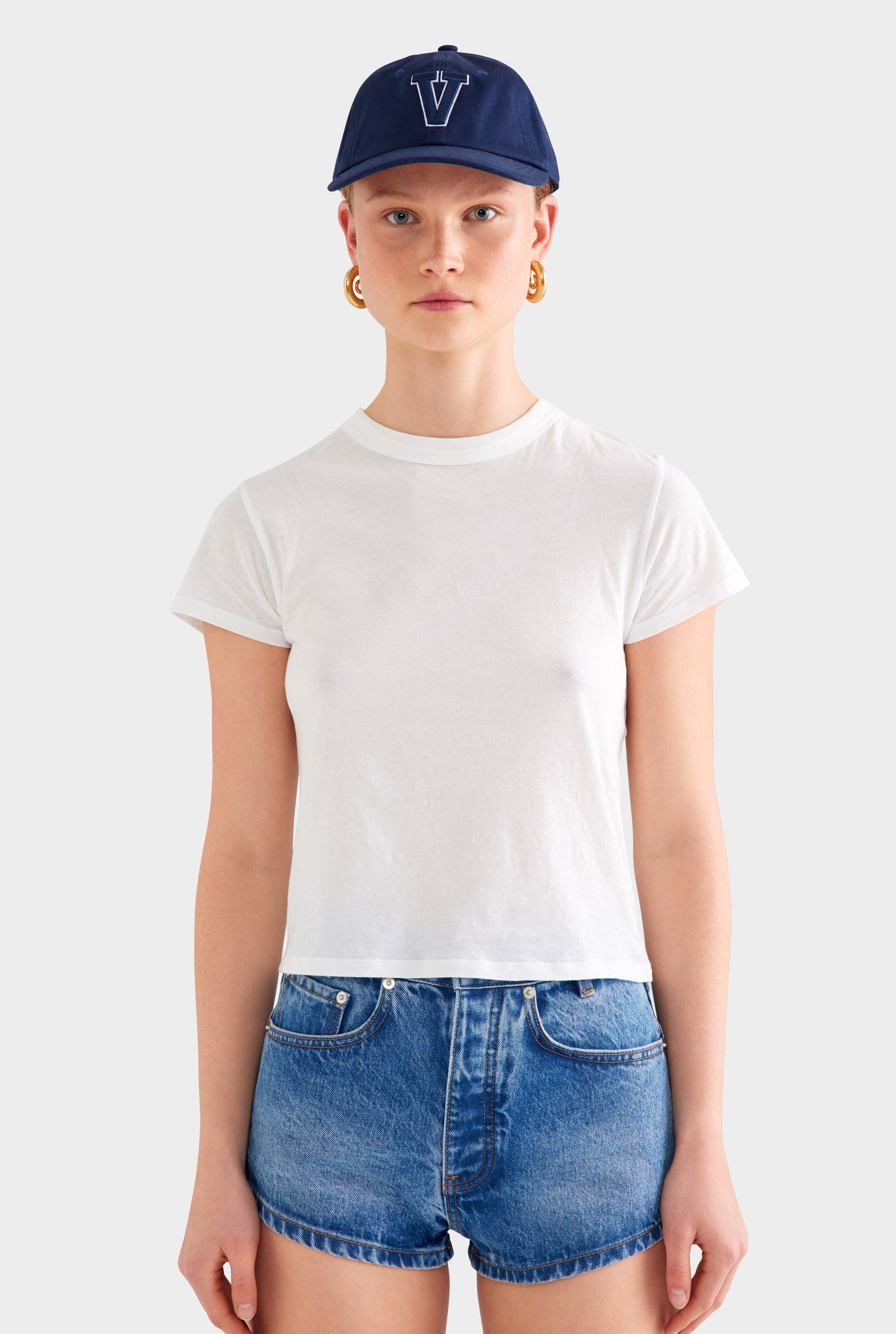 Lightweight Cotton Baby Tee - White