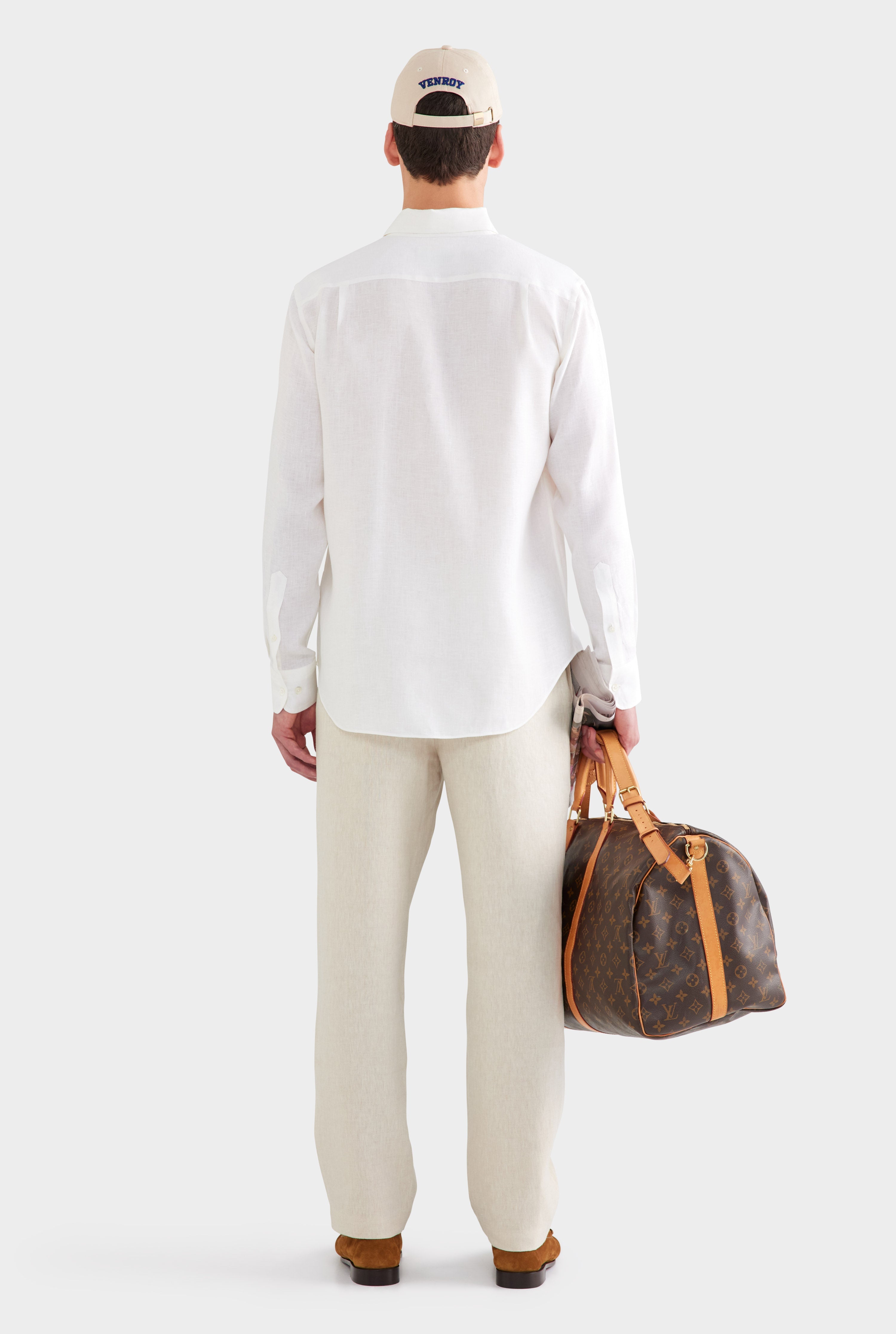 Relaxed Linen Shirt - White