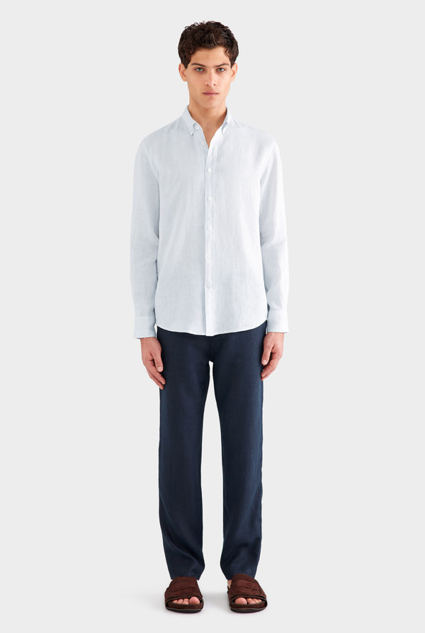 Linen Shirt - Light Blue