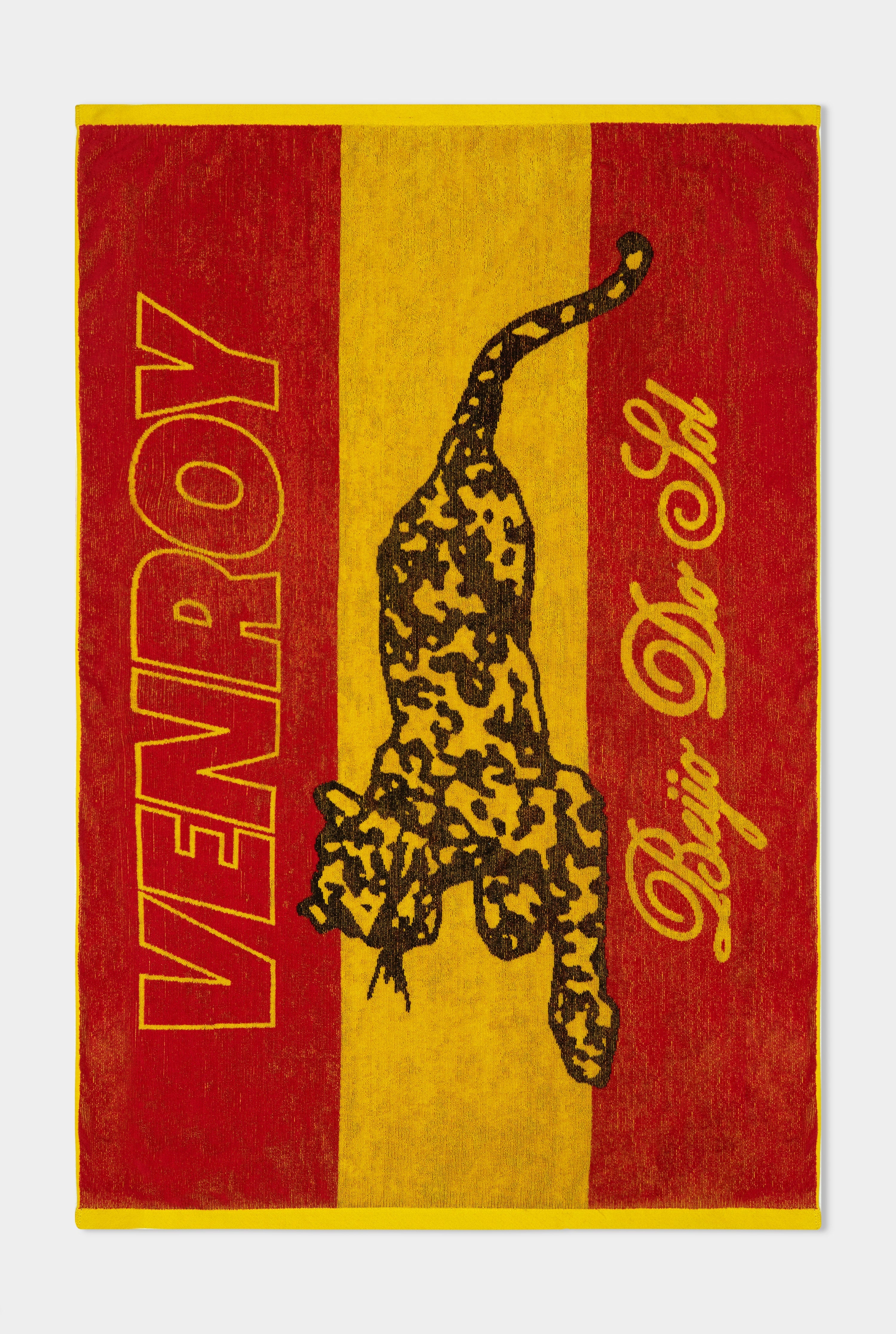 Venroy Rio Beach Towel - Red/Yellow Beijo Do Sol