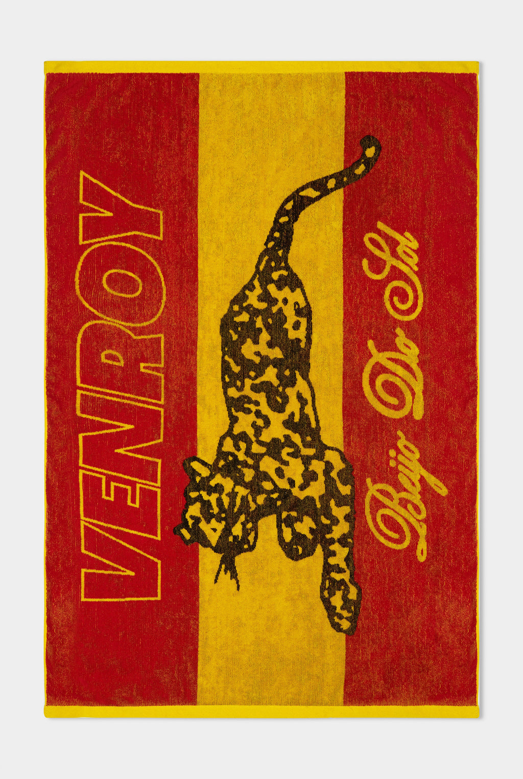 Venroy Rio Beach Towel - Red/Yellow Beijo Do Sol