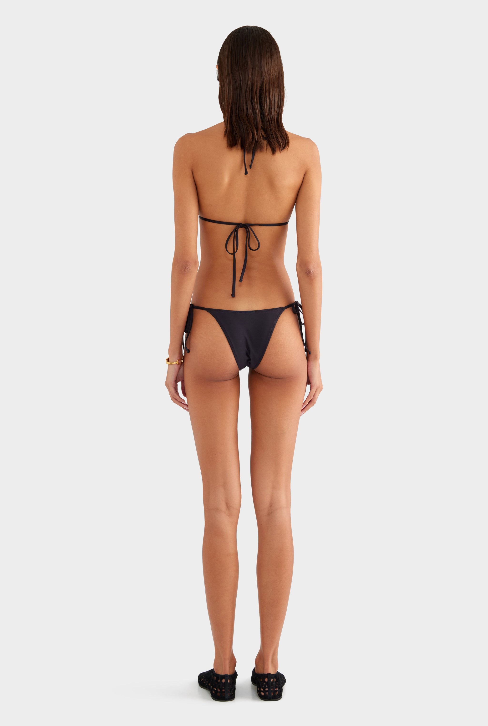 Tie Side Bikini Brief - Black