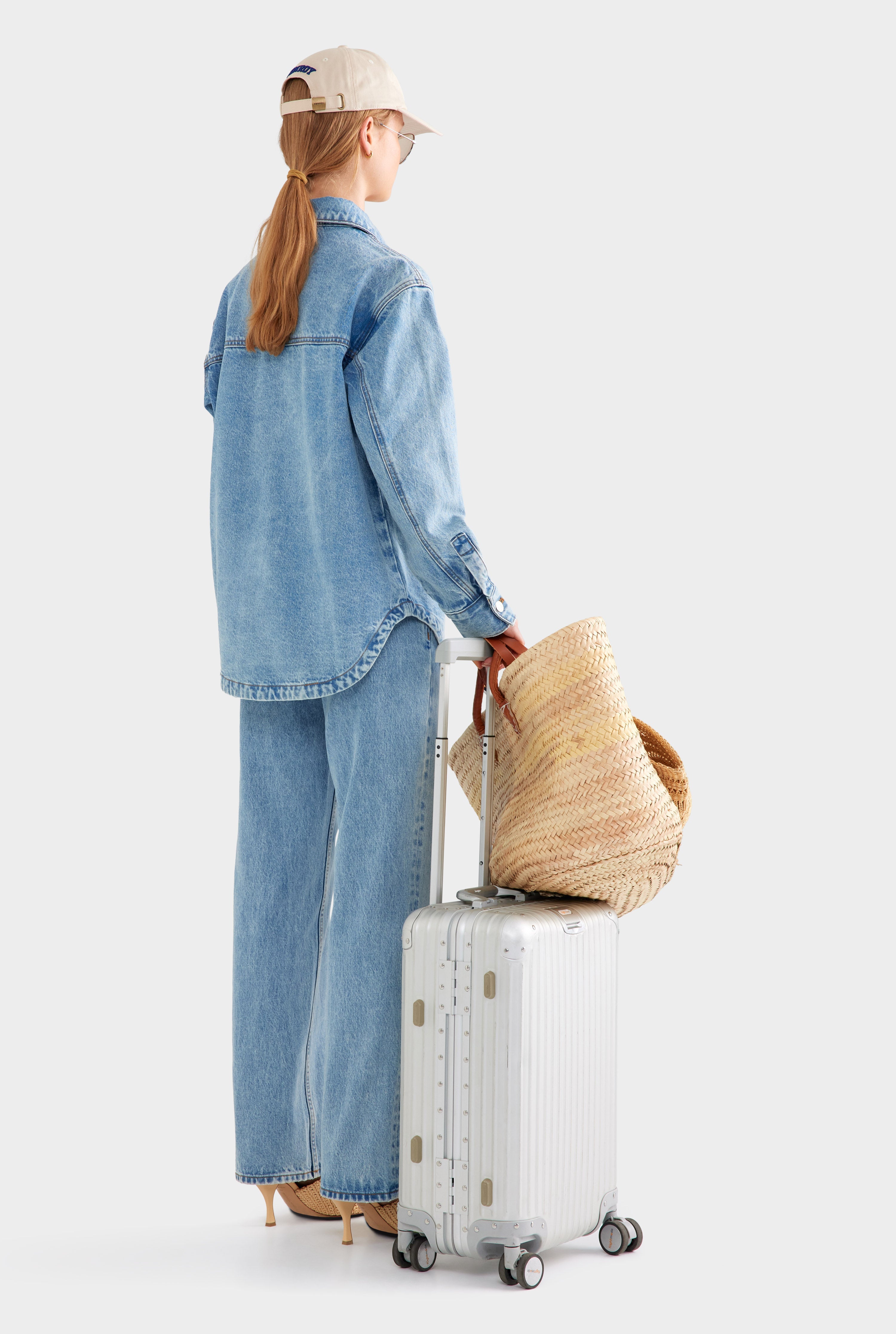 Relaxed Denim Shirt - Light Blue