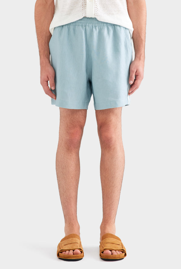 Lounge Short - Arctic Blue/Side Tape