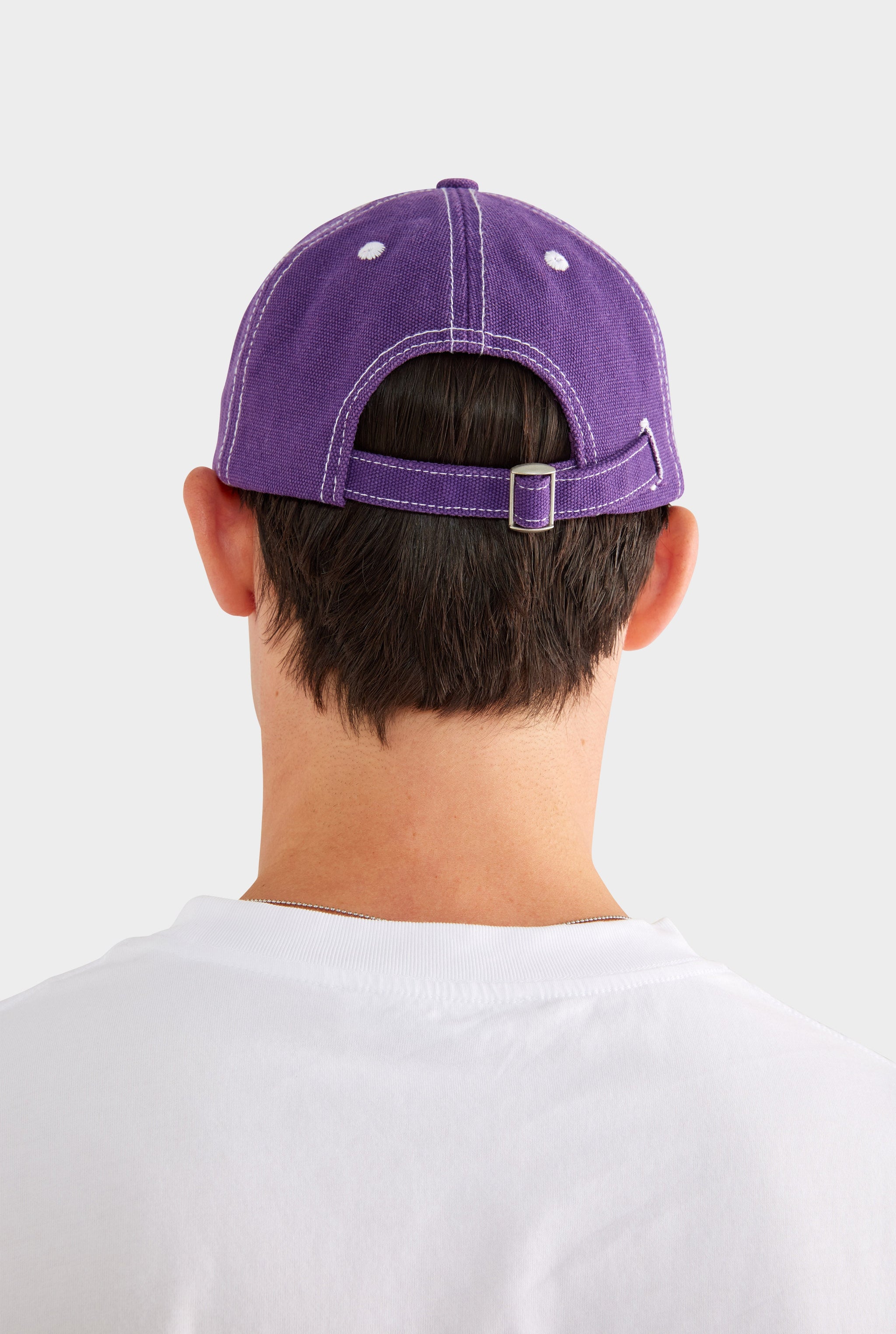 Marseille Washed Canvas Cap - Washed Purple