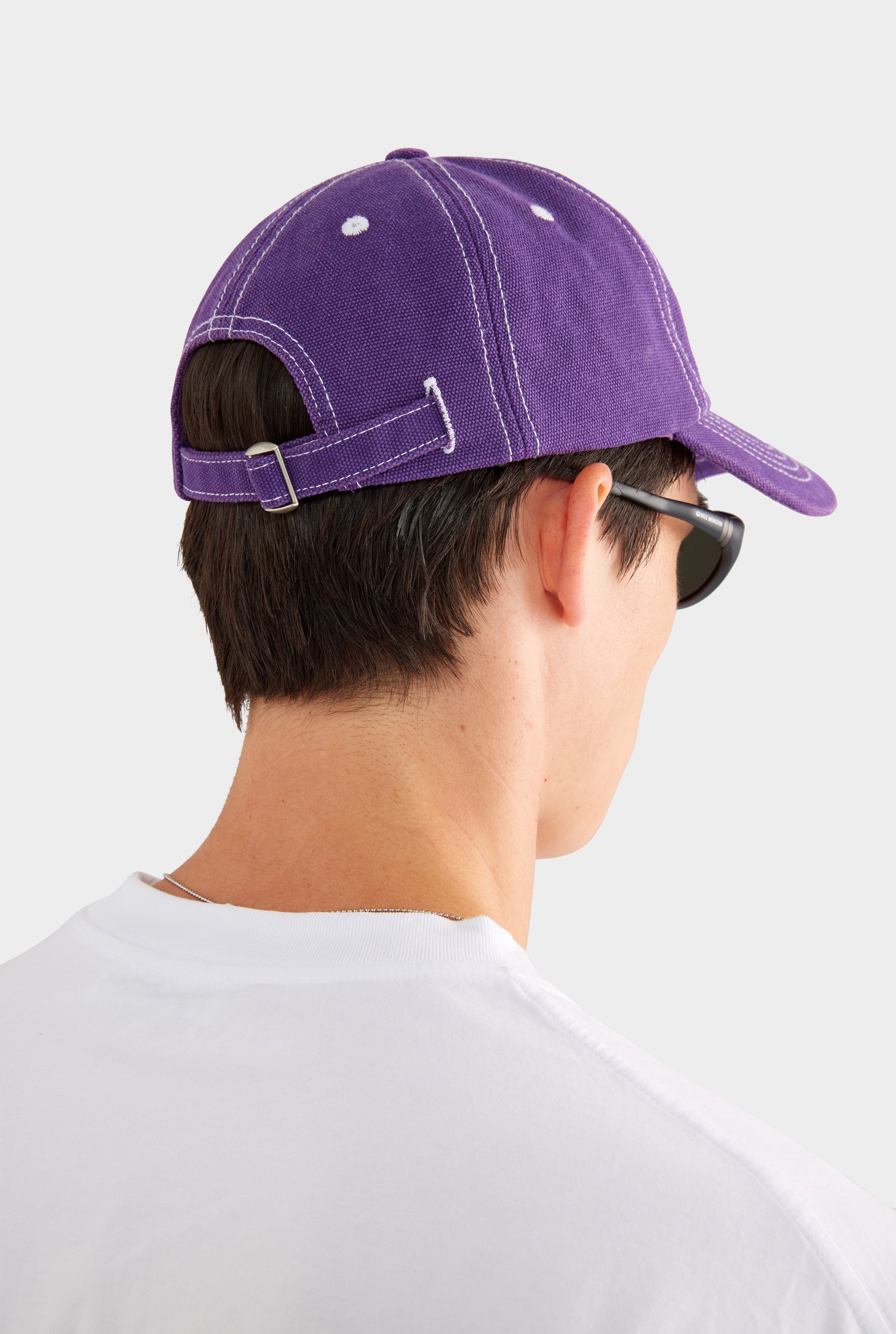 Marseille Washed Canvas Cap - Washed Purple