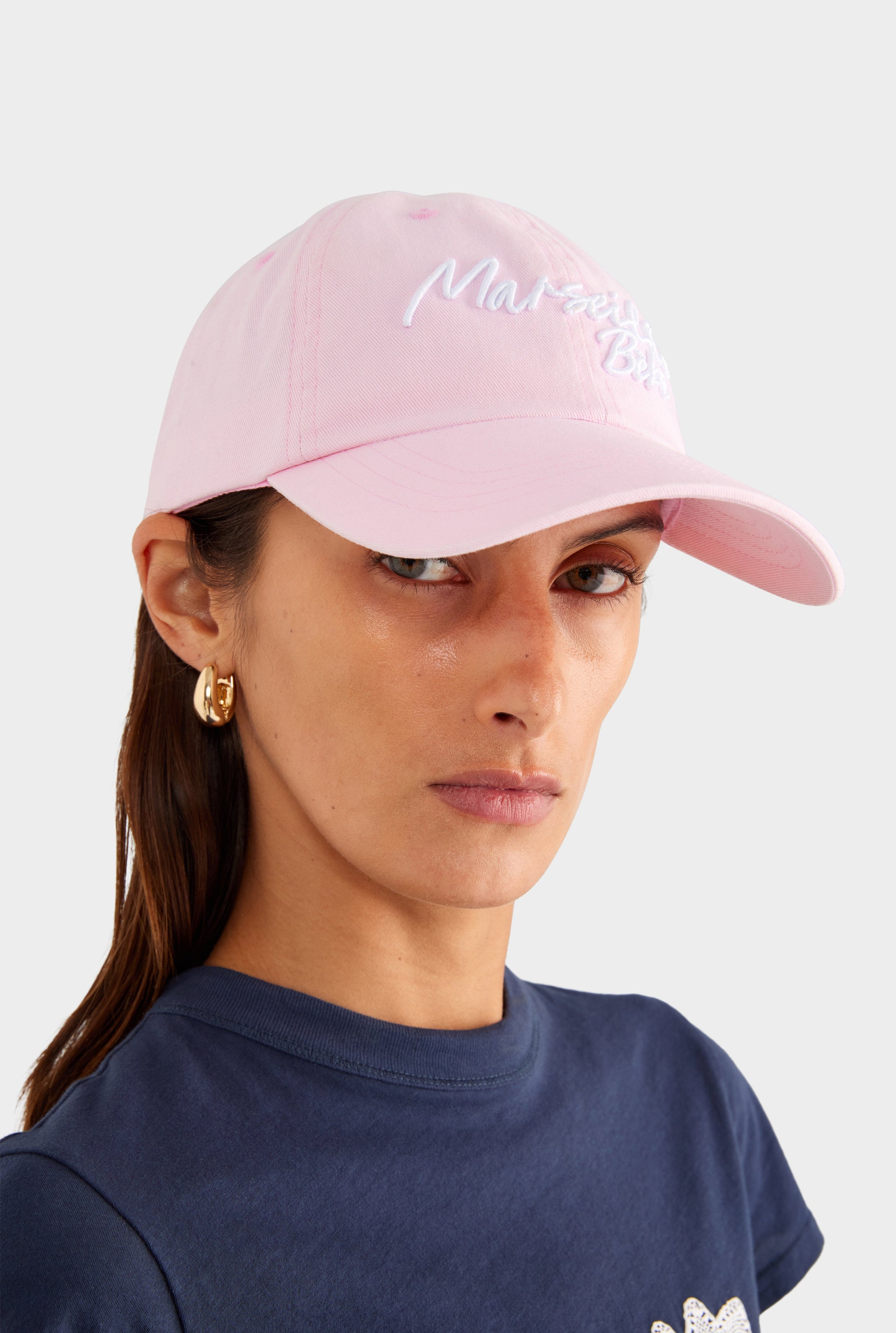 Marseille Bebe Cotton Twill Cap - Washed Pink