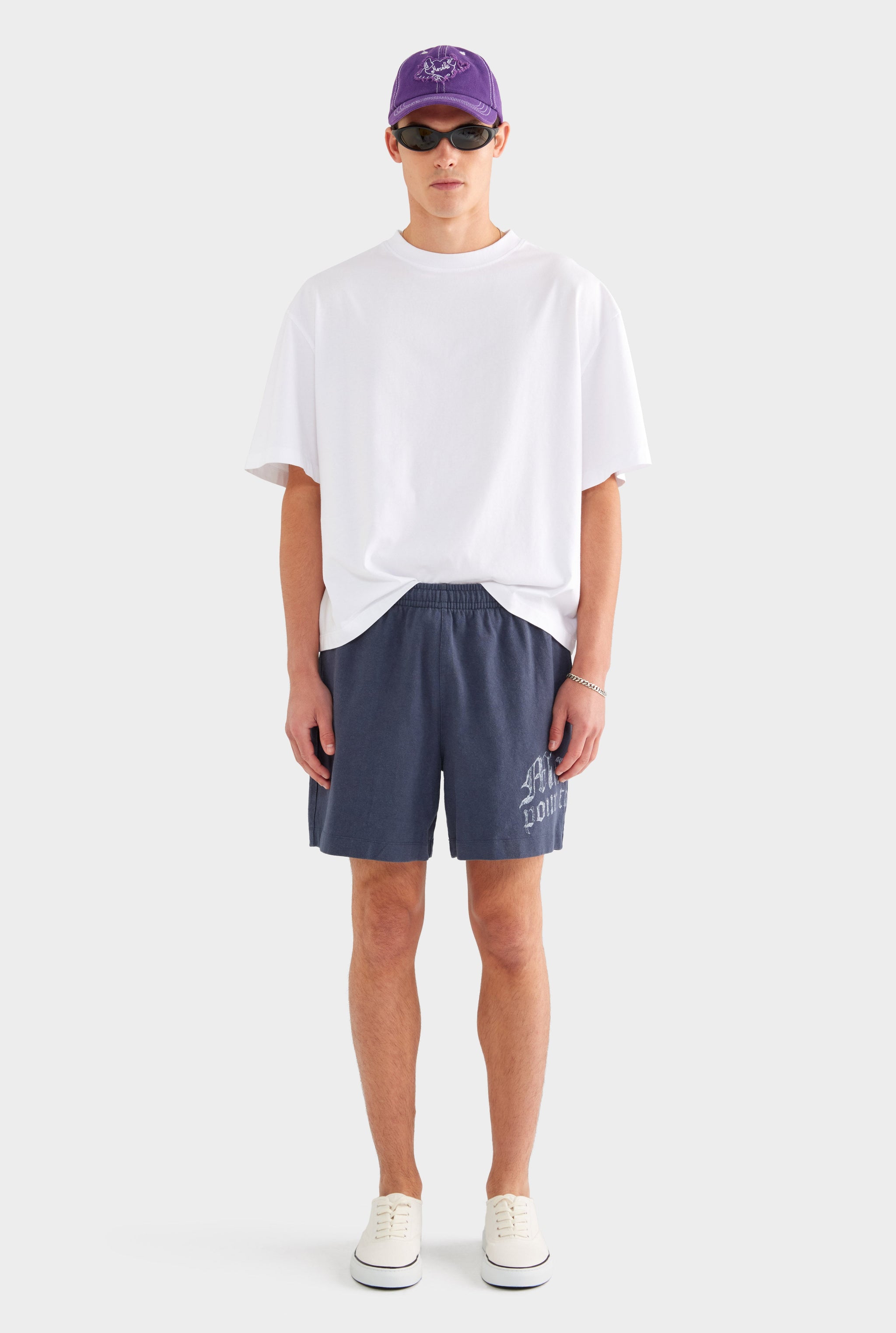 Lightweight Jersey Track Short - Navy