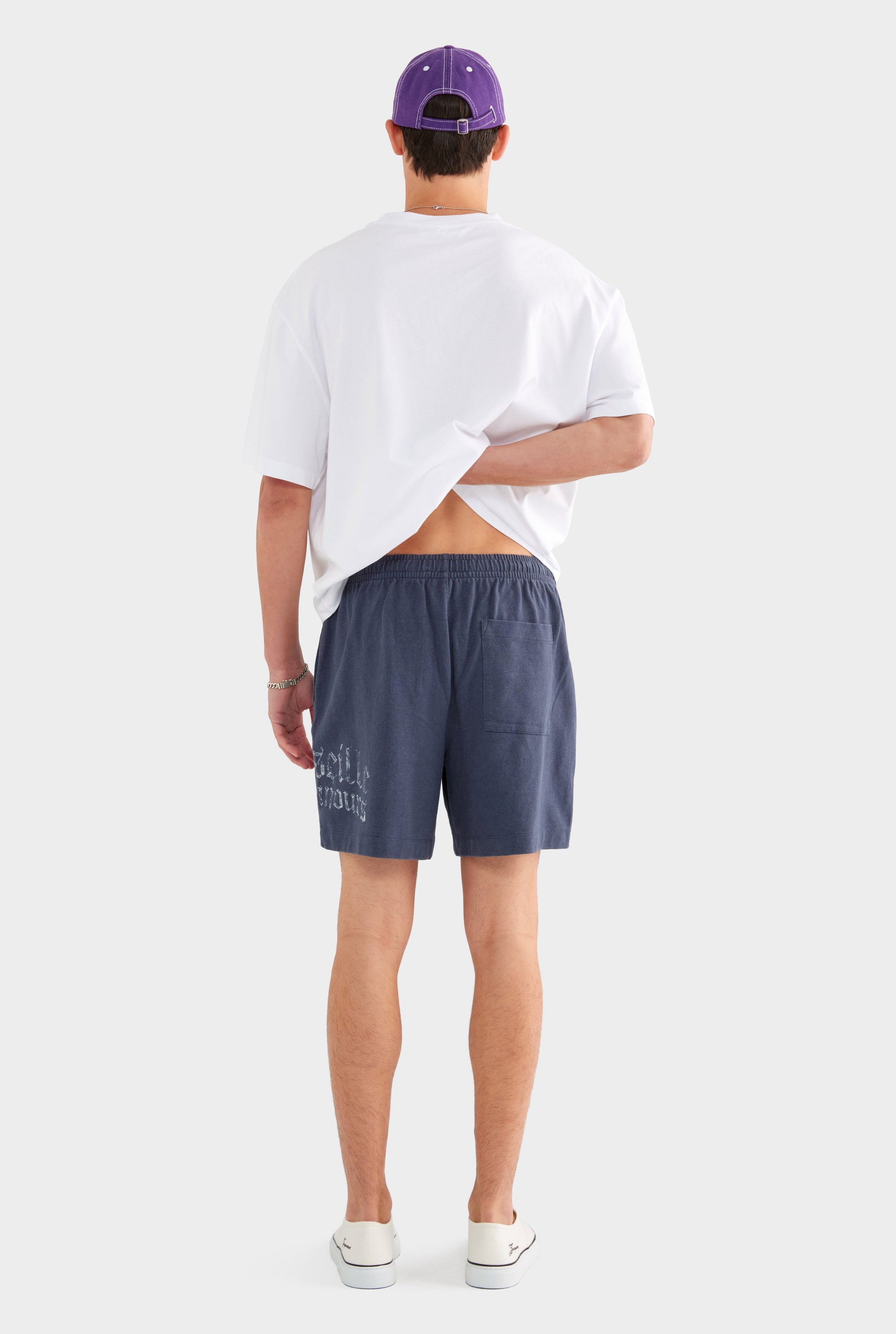 Lightweight Jersey Track Short - Navy