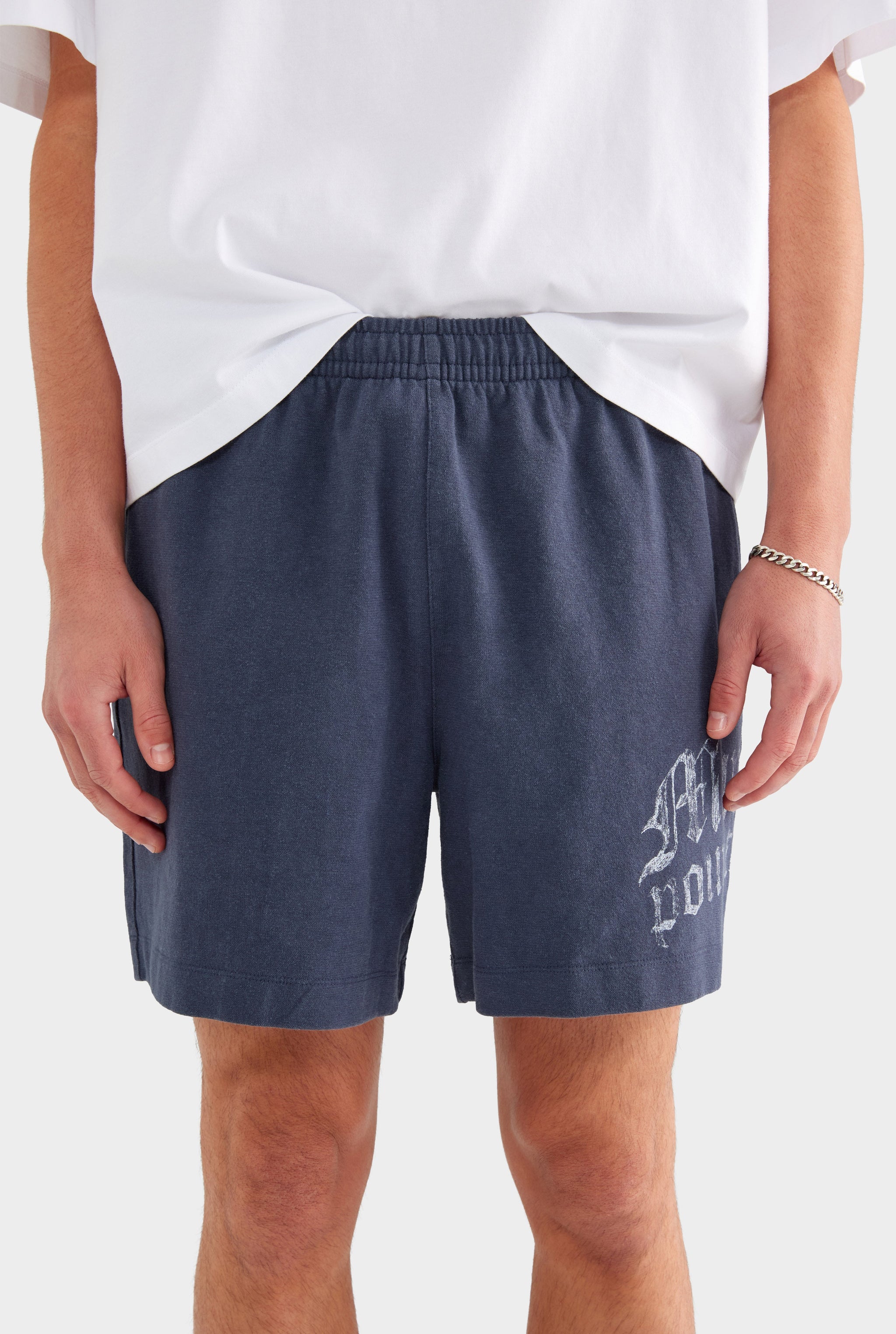 Lightweight Jersey Track Short - Navy