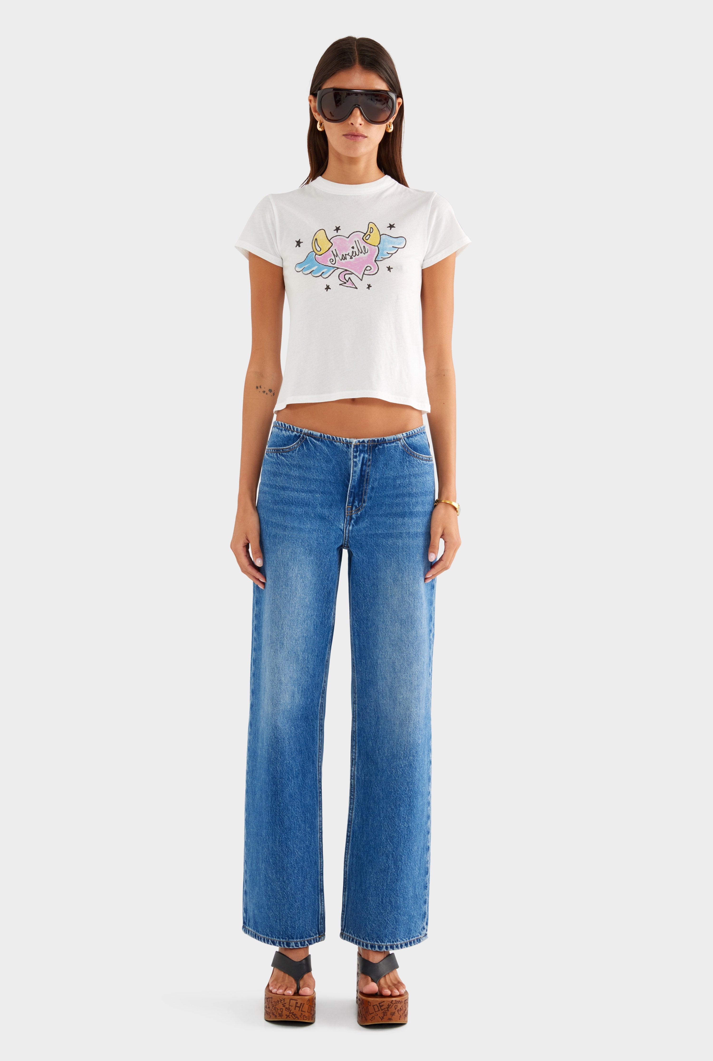Low Rise Jean - Mid Indigo