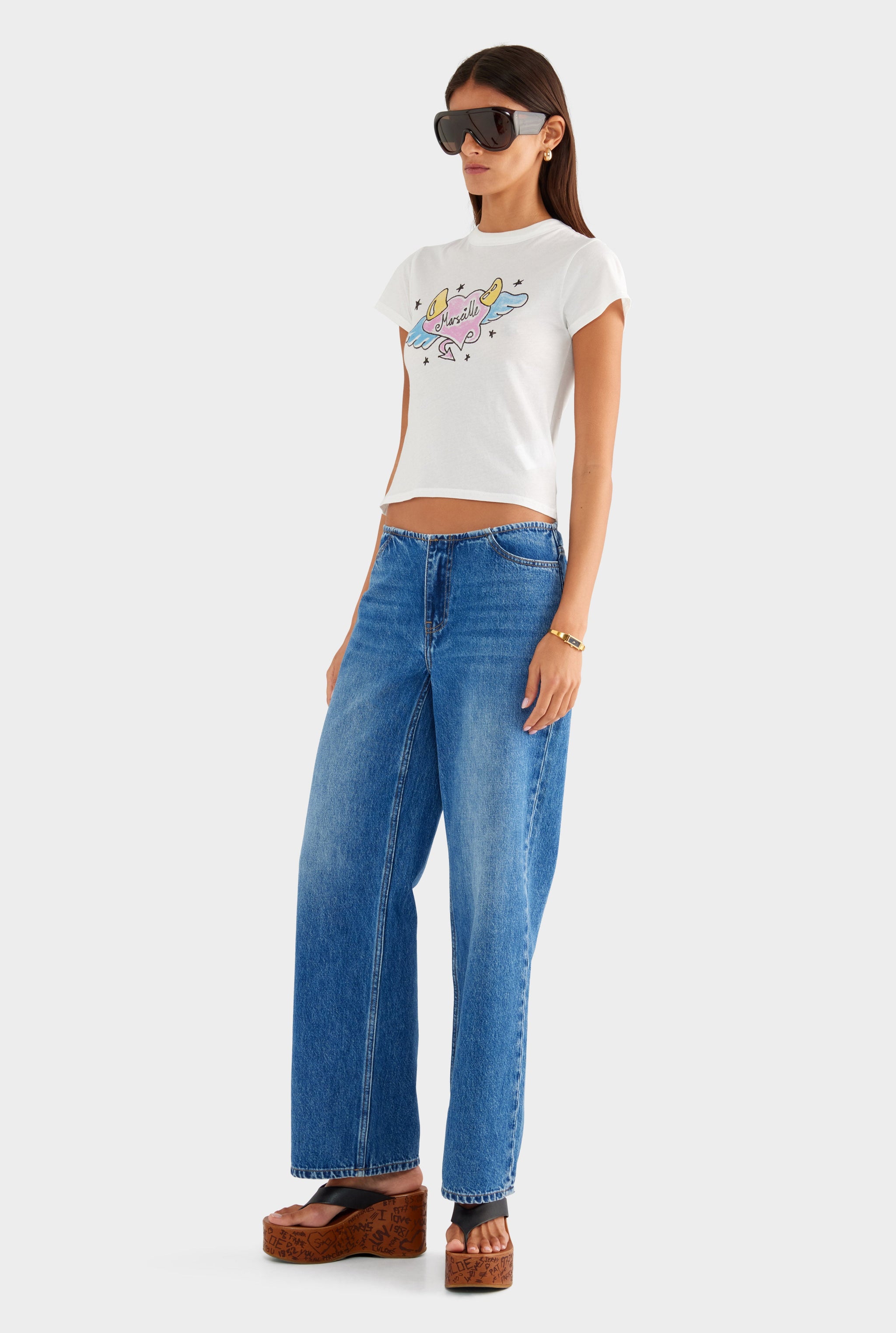 Low Rise Jean - Mid Indigo
